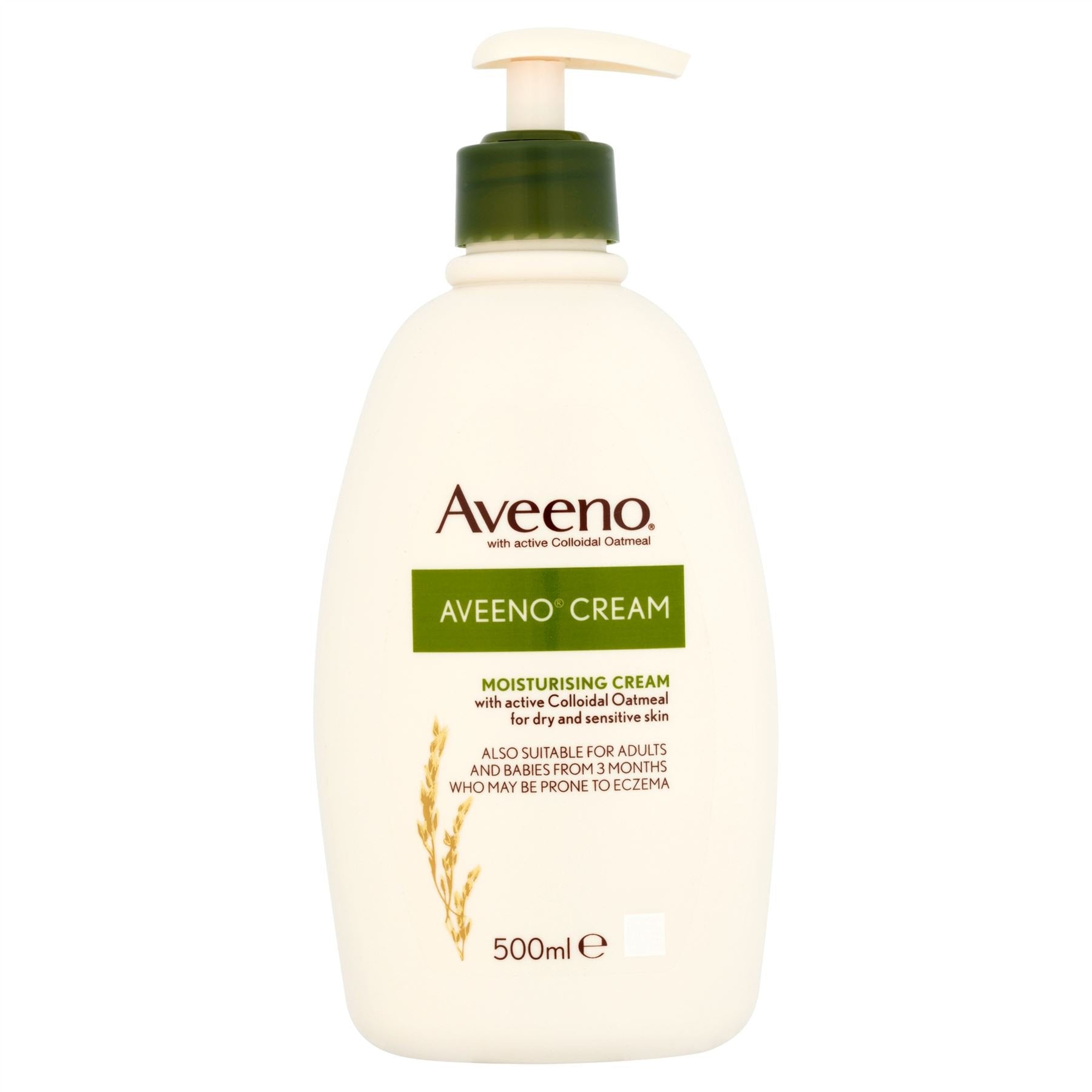 Aveeno Moisturising Cream 500ml - Pack of 4