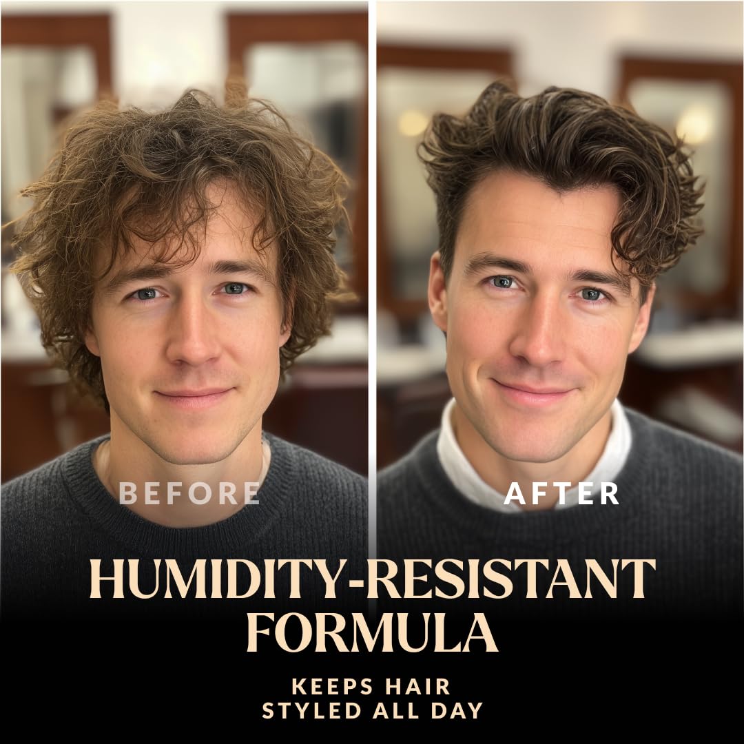 Charlemagne Sea Salt Spray for Men - Salt Water Texture Spray for Hair Volume & Beach Wave Curls with Heat Protection - Matte Finish, Made in Germany (200 ml (1 pack), Medium Hold)