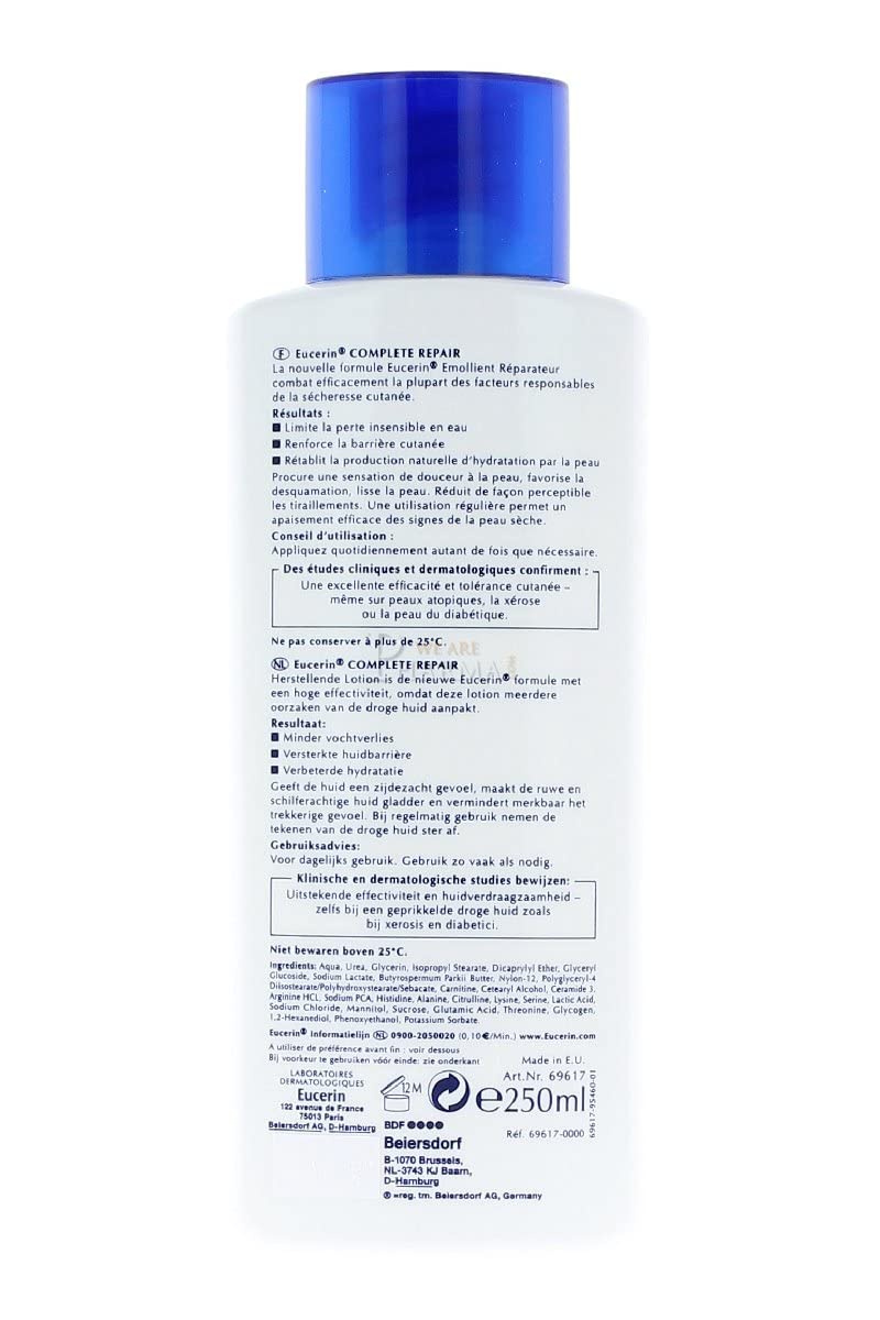 Eucerin Complete Repair Emollient Lotion 10% Urea 250 ml