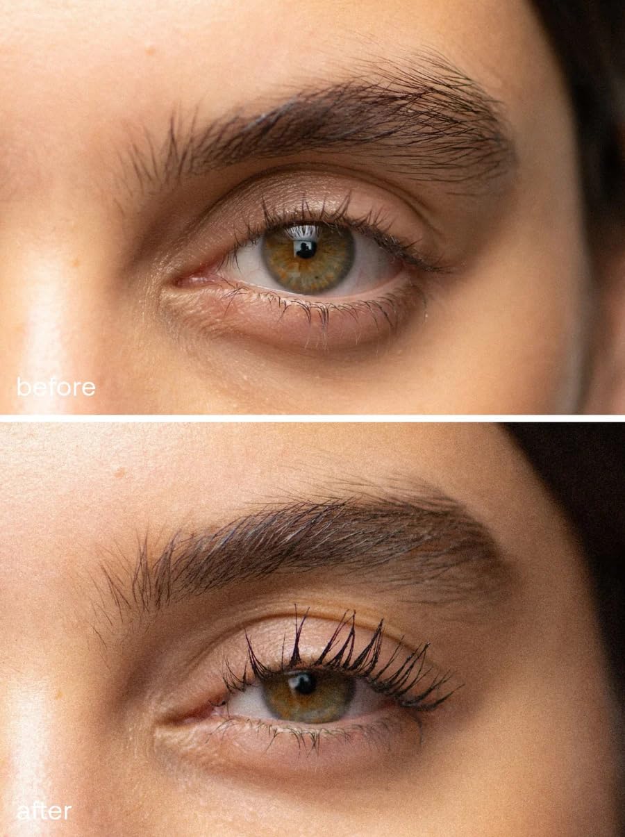 UKLASH Lengthening Mascara (Mascara) - Black, Extra-Black Pigmented, Water-Resistant, Vegan-Friendly, Paraben-Free, Cruelty-Free, Lengthening Formula with Double-Sided Silicone Wand