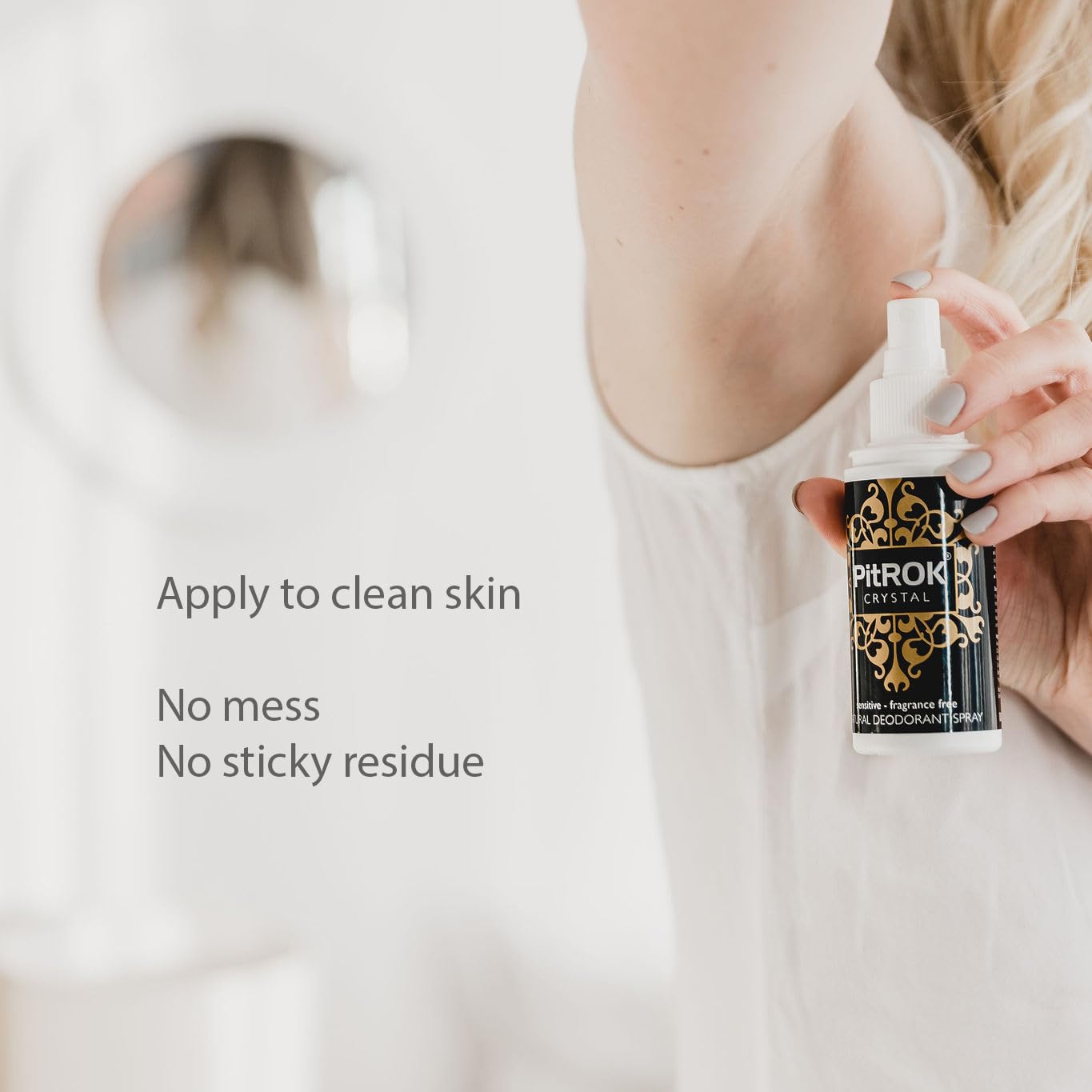 Pitrok Crystal - Natural Deodorant Spray - 100ml