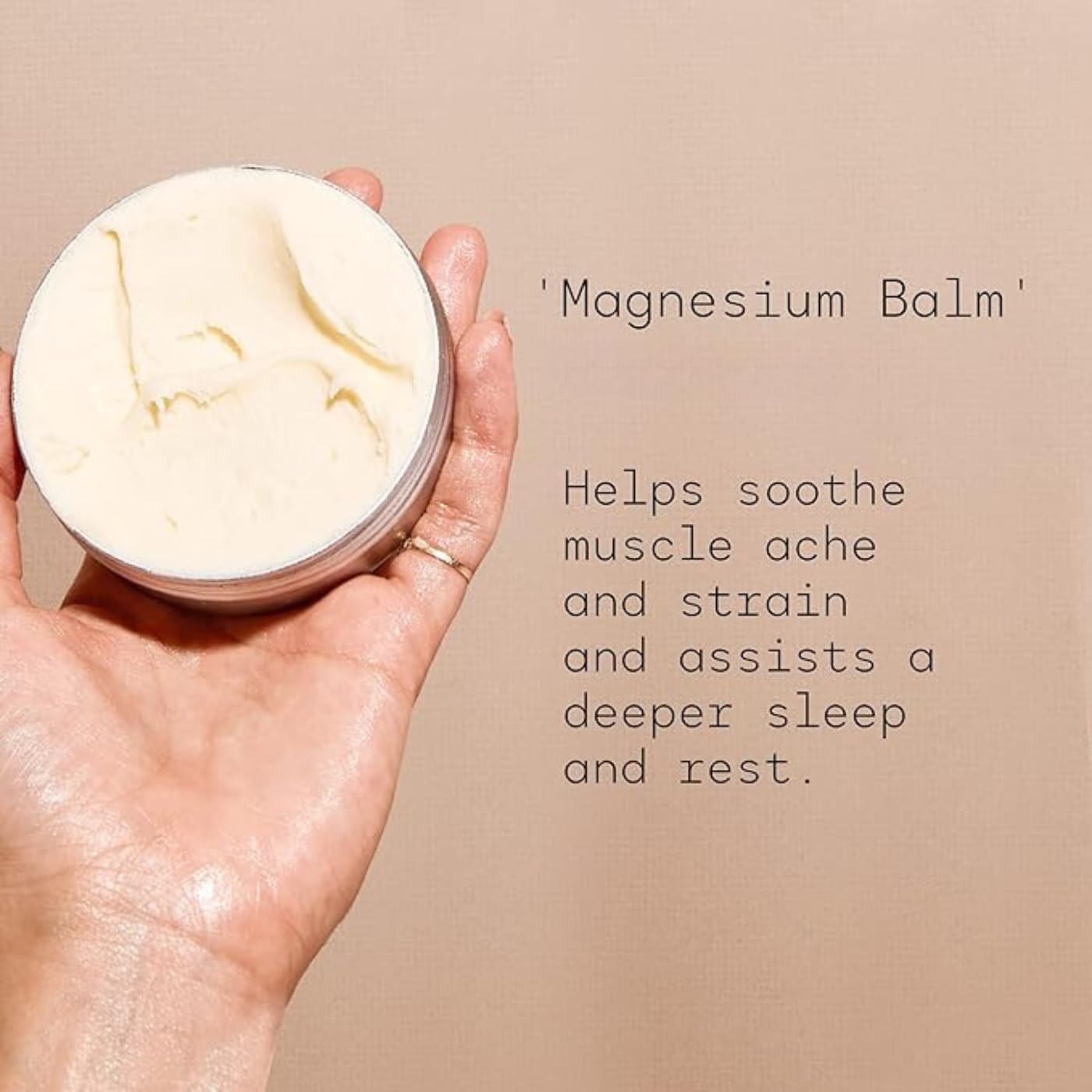 Fierce Nature Magnesium Tallow Balm โ Natural Body Balm for Muscle Aches, Strains, and Relaxation โ Organic Sleep Support Cream โ Unscented,100g
