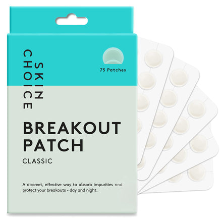 SKIN CHOICE Pimple Patches - Breakout Spot Patches (Pack of 75) Acne Patches, Hydrocolloid Patches, Spot Stickers For Face, Spot Treatment Dots, Mighty Blemish Patches, Vegan, Cruelty-Free Skin Care