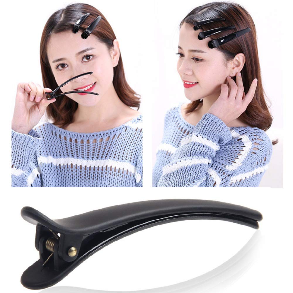 12pcs Hair Clips for Styling Sectioning + 1pcs Antistatic Parting Comb for Women Girl Stylist Hair Braiding Cutting Hairdressing Salon Tool by JT JUSTIME