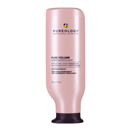 Pureology Pure Volume, Conditioner, For Flat, Fine, Colour-Treated Hair, Adds Weightless Volume, Vegan Formulas, Sulphate Free for a Gentle Cleanse
