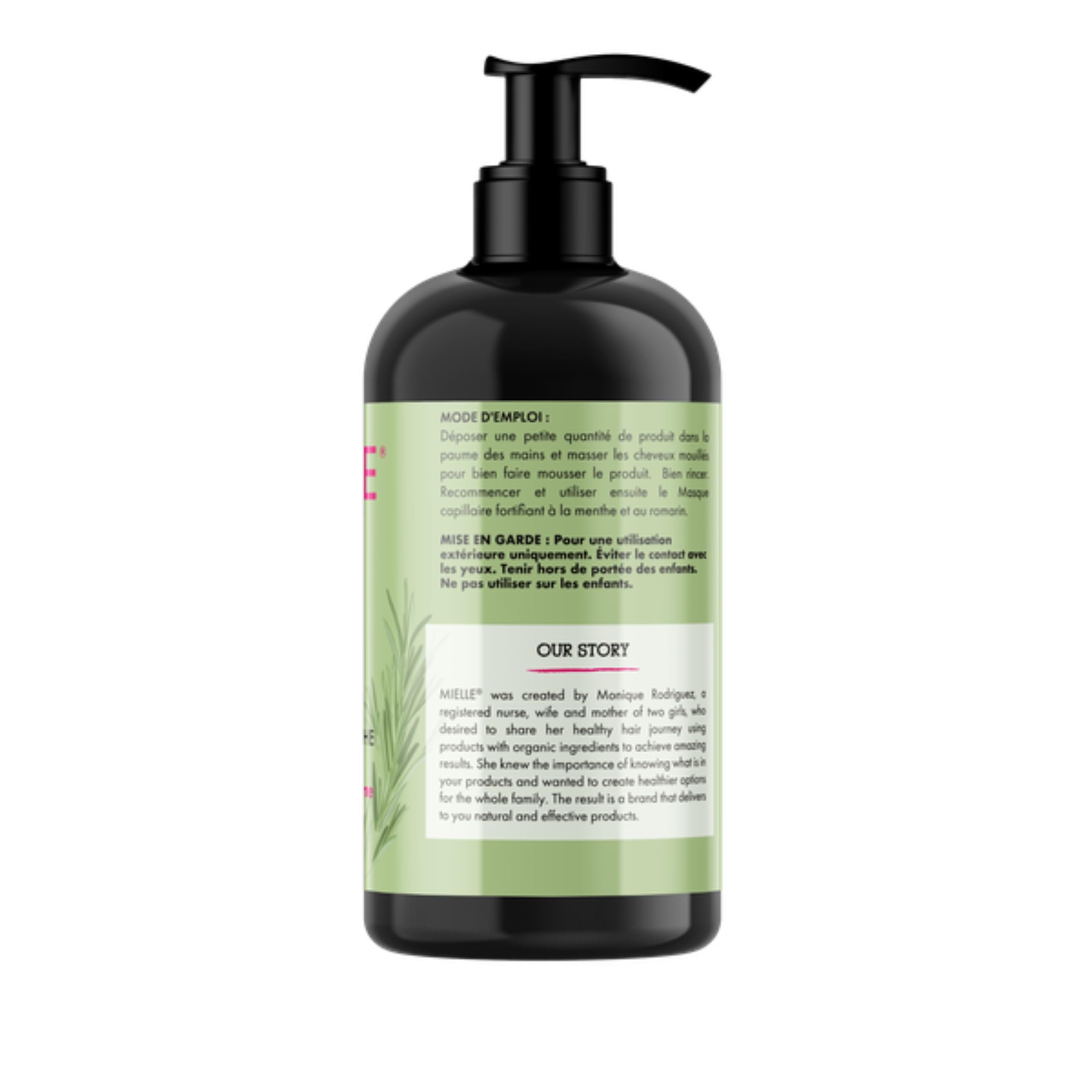 Mielle Rosemary Mint Strengthening Shampoo Infused with Biotin, Cleanses and Helps Strengthen Weak and Brittle Hair, 355 ml (Pack of 1)