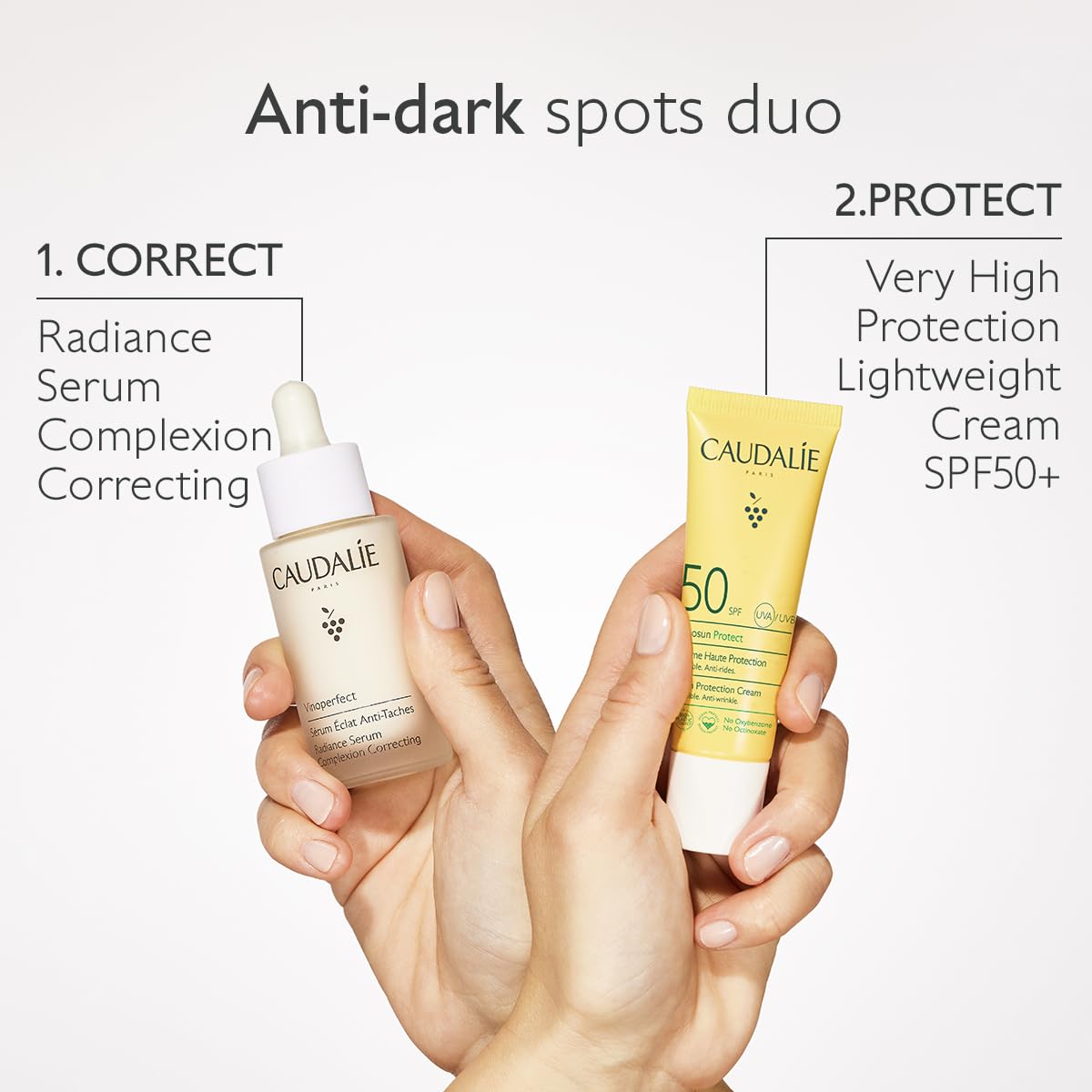 Caudalie Sun Cream Vinosun Protect Very High Protection Lightweight Cream SPF50+ - 40 mL