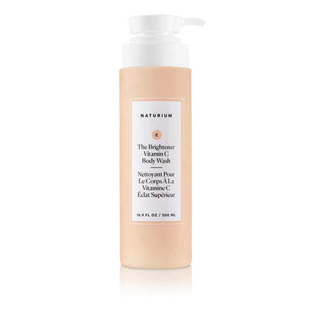 Naturium The Brightener Vitamin C Body Wash, Gentle Cleanser | 16.9 FL OZ / 500 ML
