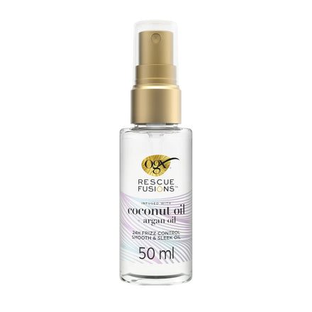 OGX Rescue Fusions 24H Frizz Control Smooth and Sleek Oil, 50 ml