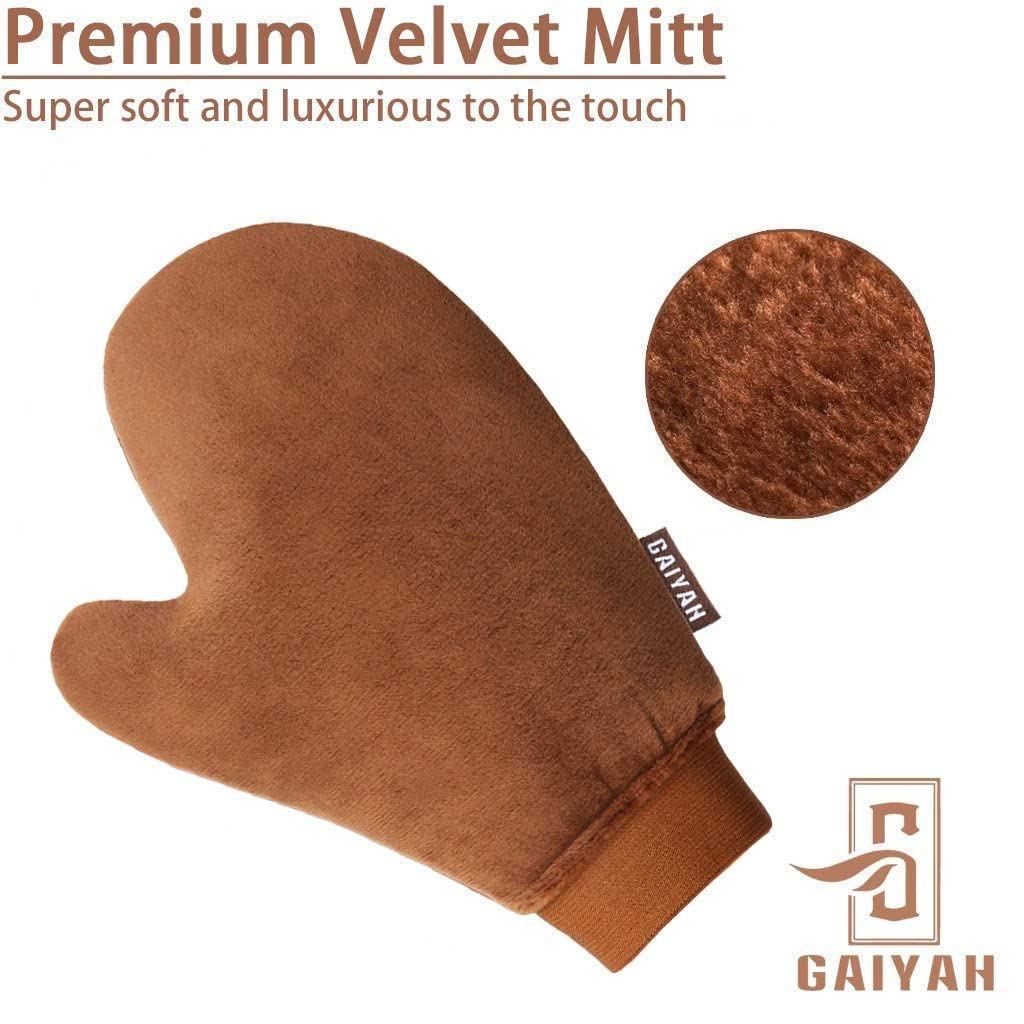 GAIYAH Tanning Mitts Self Tanner - Tanning Mitten Self Tanning Mitt Applicator Tanning Glove For Self Tan Mitt Applicator Self Tanner Mitt Applicator With Thumb Ultra Soft
