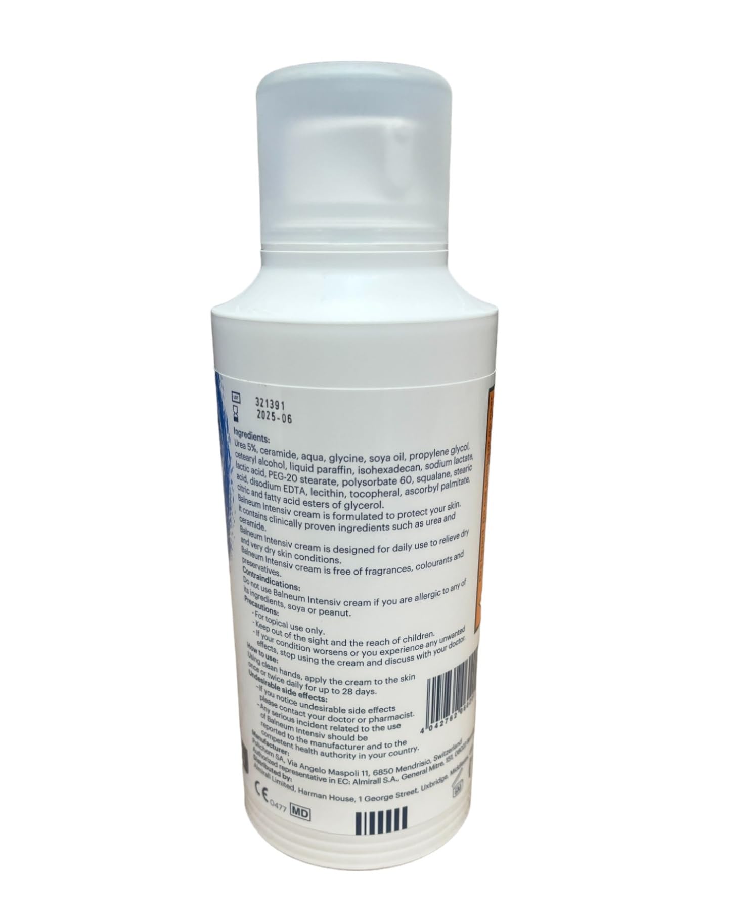 Balneum Cream for Dry Skin, 17.7 Oz