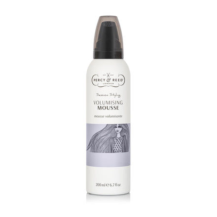 Percy & Reed Session Styling Volumising Mousse - Volumising with Flexible Hold for Natural Movement. UV Protection. Paraben-Free, Silicone-Free, Sulphate-Free, Gluten-Free & Vegan Friendly - 200ml