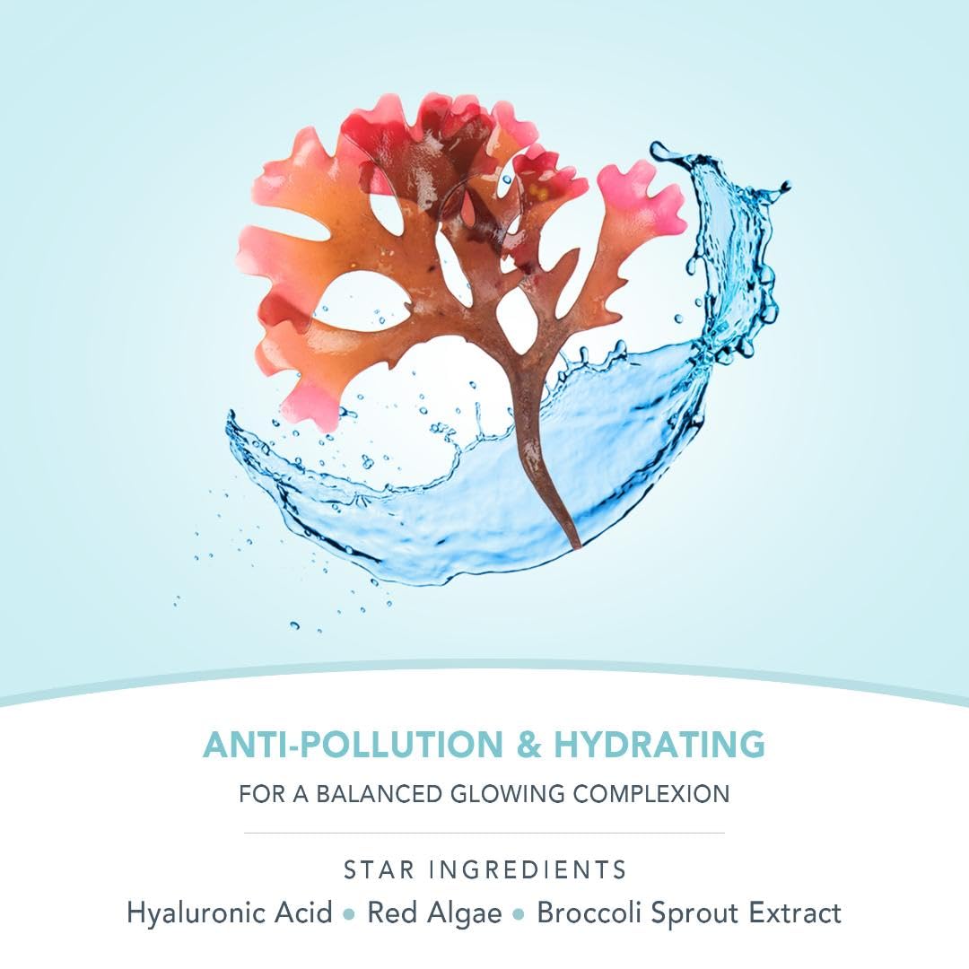 FOREO Make My Day UFO Activated Facial Mask for Dry Dehydrated Skin, 7 pack, Moisturizing & Anti-pollution, Hyaluronic Acid & Red Algae, Clean Formula, Cruelty-free, Compatible with all UFO devices