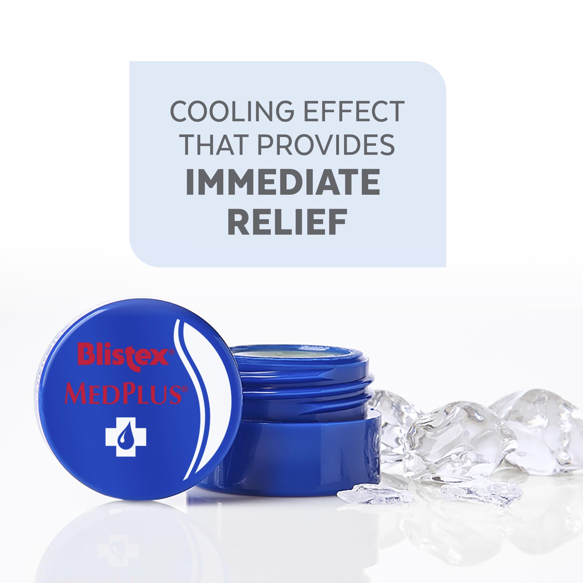 Blistex MedPlus Lip Balm Jar, Helps Soothe Dry and Chapped Lips, Multipack 7g x 5