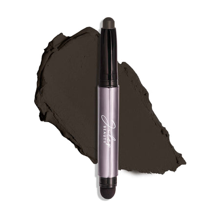 Julep Crème-to-Powder Eyeshadow Stick (Charcoal Matte) - Long-Lasting, Waterproof Eye Shadow - Blendable, Crease-Proof Eye Shadow Stick with Built-In Smudger