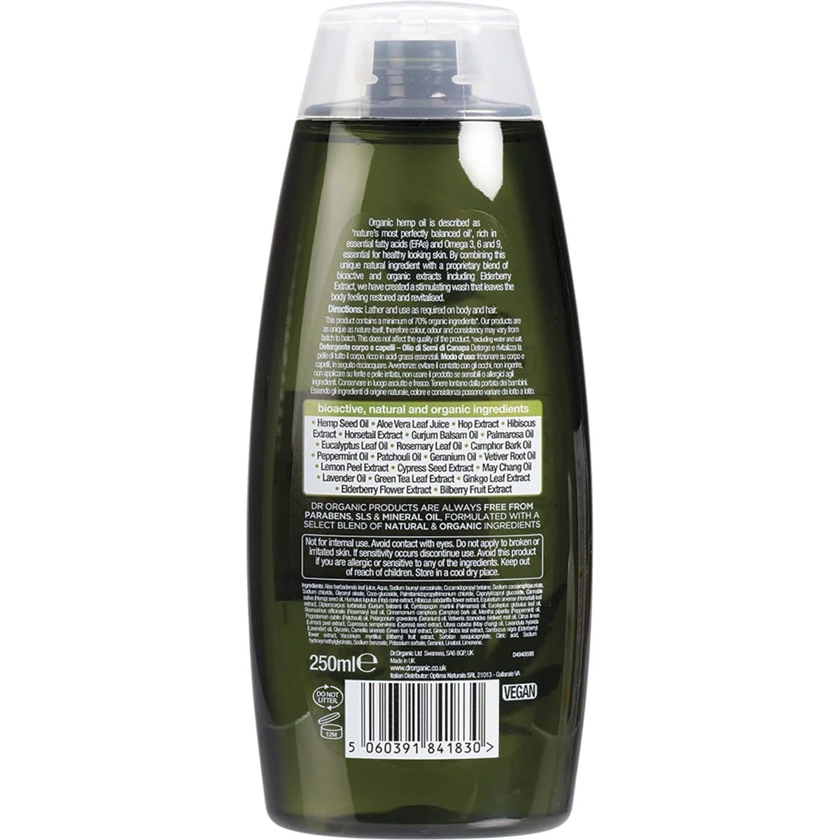 Dr Organic Hemp Body Wash