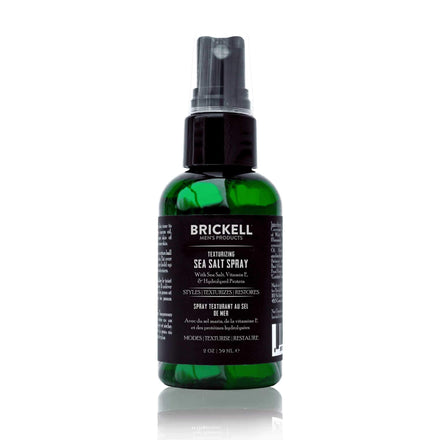 Brickell Men's Texturizing Sea Salt Spray for Men, Natural & Organic, Alcohol-Free, Lifts and Texturizes Hair for a Beach or Surfer Hair Style, 59 ml