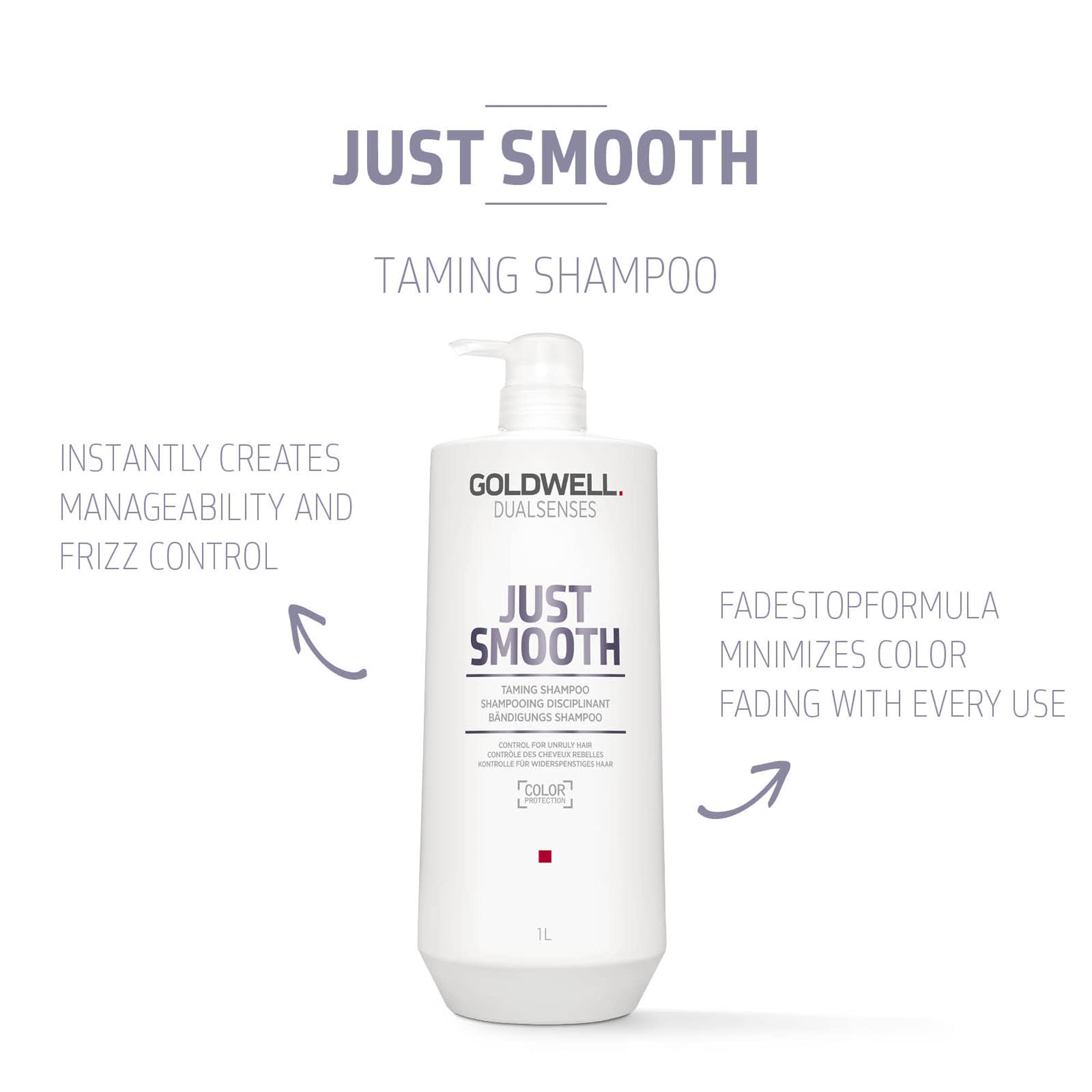 Goldwell Dualsenses Just Smooth Taming Shampoo, 1 Litre