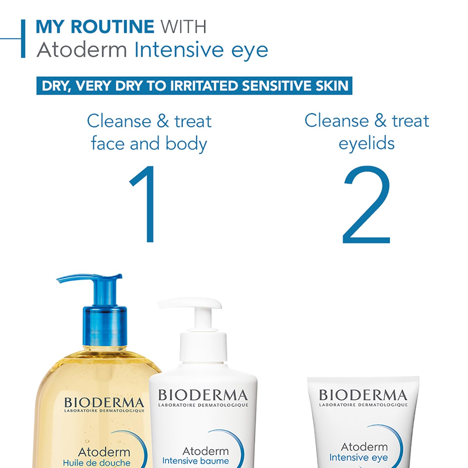 Bioderma Atoderm Soin 3-en-1 contour des yeux 100ml