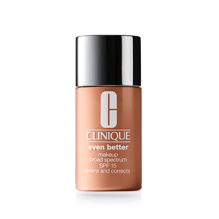 Clinique Even Better Makeup Medium Coverage Foundation Broad Spectrum SPF 15 | Evens Skin Tone + Reduces Dark Spots, Vanilla, 1 Fl Oz