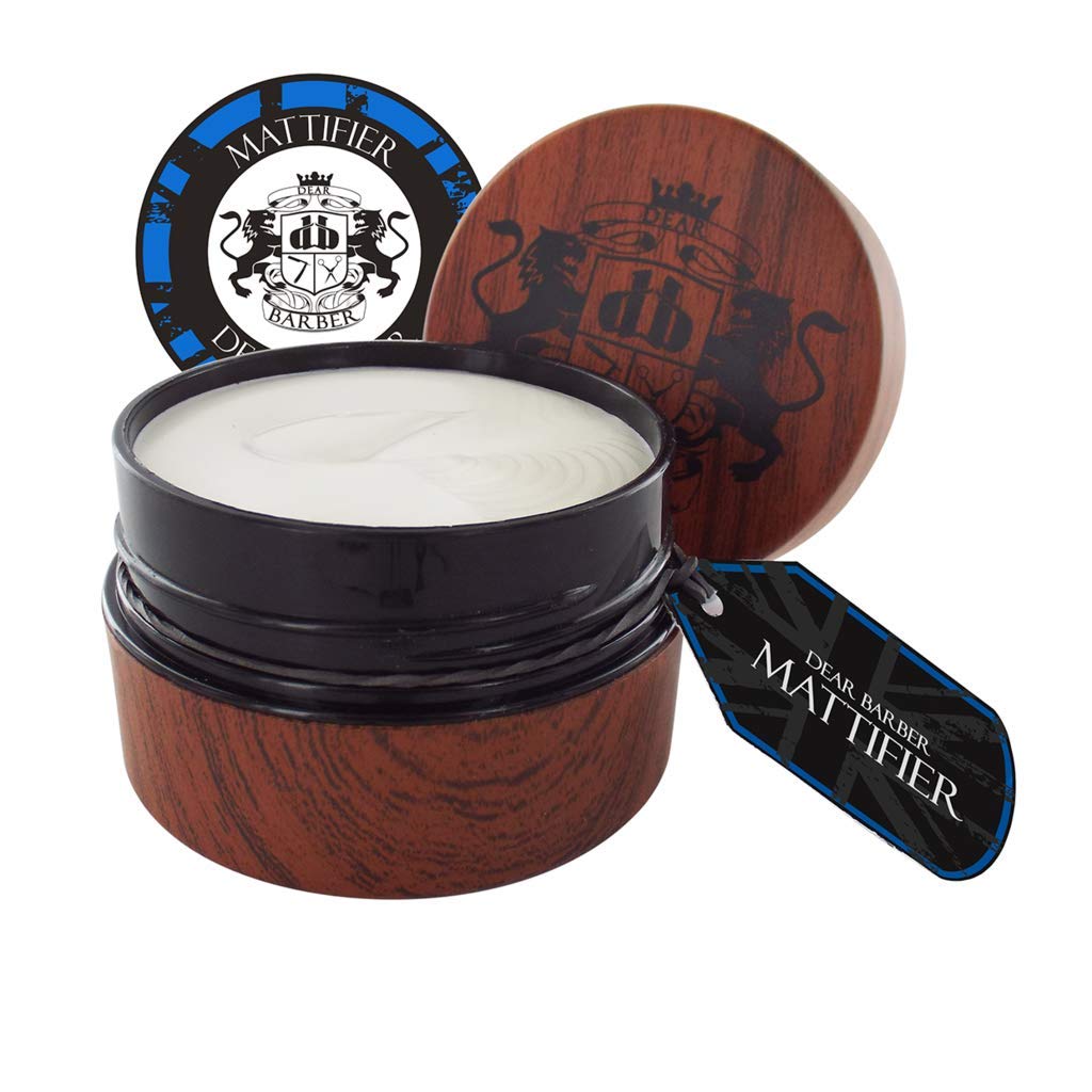 Dear Barber MATTIFIER HAIR CLAY WAX FOR MEN – Strong & Flexible Hold, Matte Finish, Adds Texture & Volume, Thickening Styling Clay, 100ml