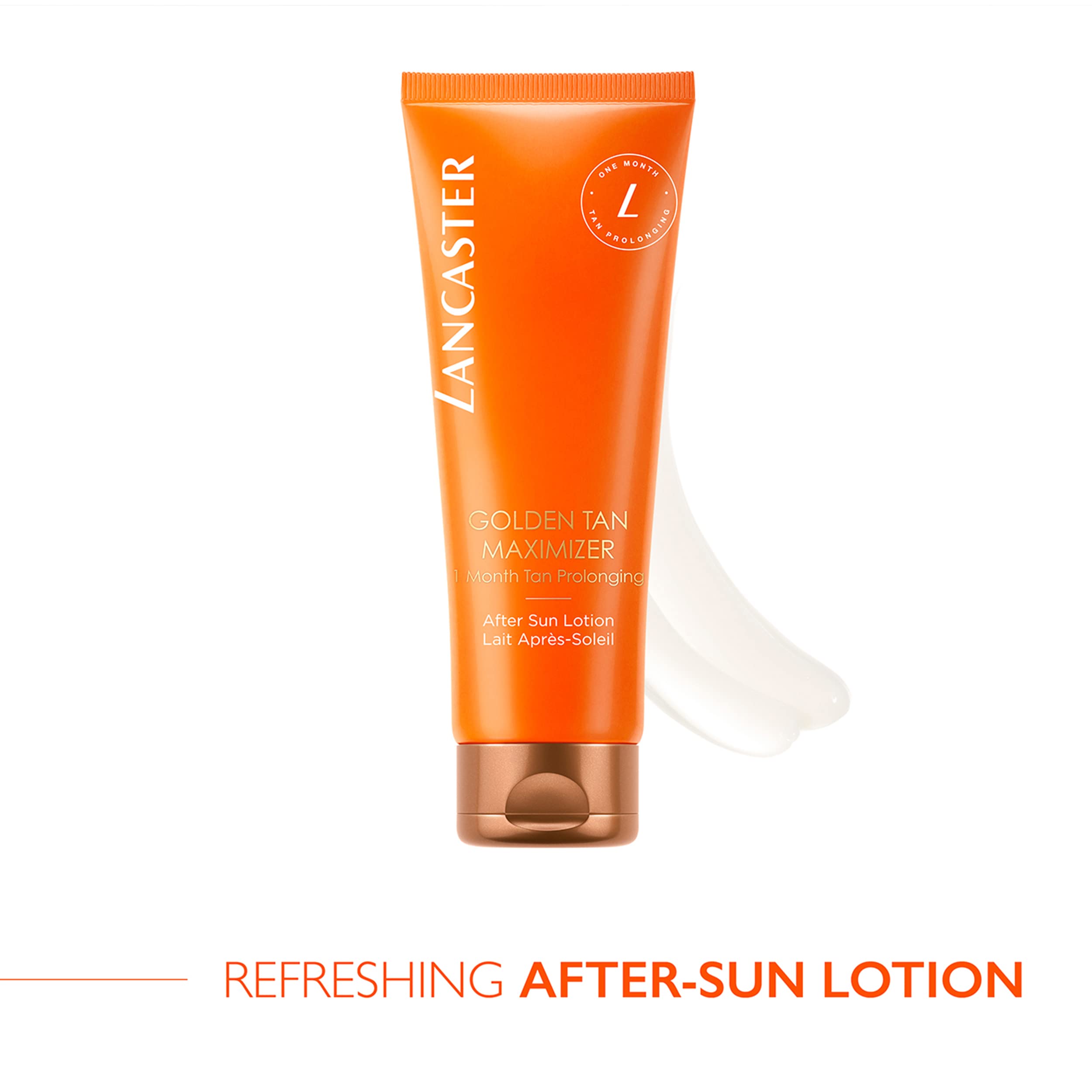 Lancaster Golden Tan Maximizer After Sun Lotion 250ml, One Month Prolonging, Natural Accelerator, Soothes and Calms Sun-Exposed Skin, Softens Skin with Velvety Finish