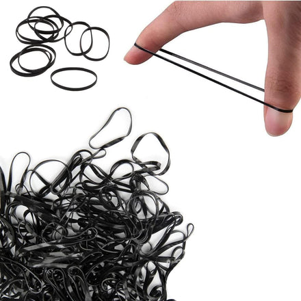 Cosy Companions™ Black Hair Bands 250 Pack