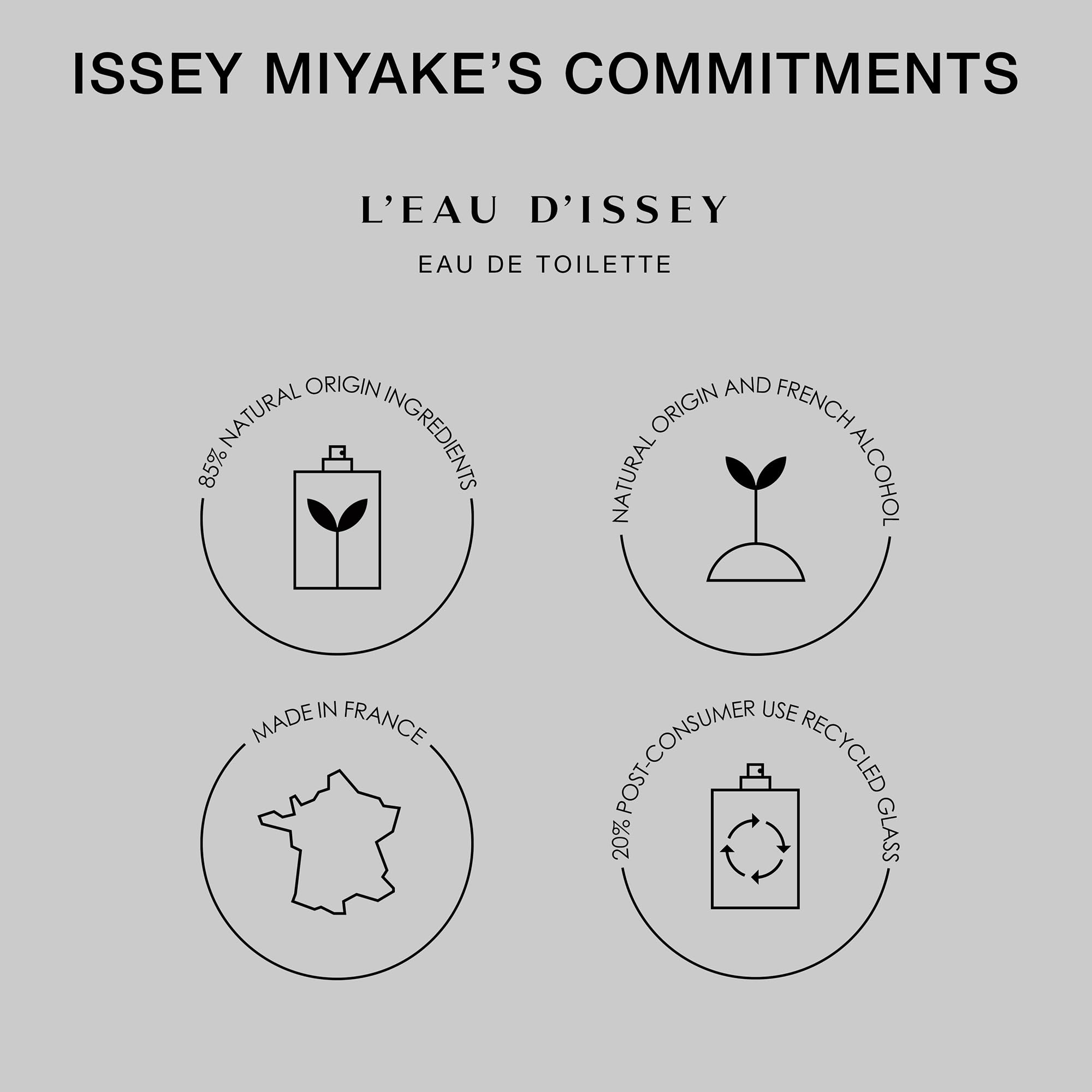 Issey Miyake - L'Eau d'Issey Eau de Toilette - Floral aquatic perfume for women - Women's perfume with notes of white flowers, rose & lotus - Inspired by the purity of water