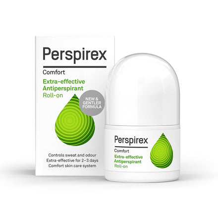 PERSPIREX Extra Strength Antiperspirant Roll On COMFORT 20ml - Fresh Scent 3+ days Odour Protection, Perspirex is an extra strength deodorant brand