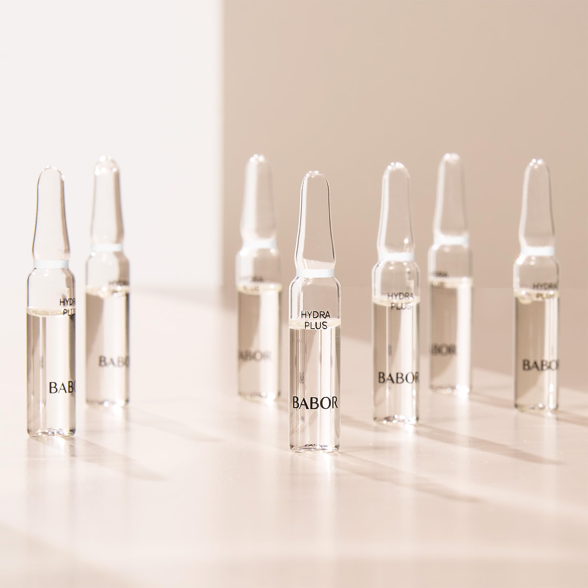 BABOR Hydra Plus Ampoule Concentrate, Moisturizing Skincare Capsule, Hyaluronic Acid Serum, Deeply Nourish to Plump and Smooth Skin, Anti Aging Serum 7 Day Treatment
