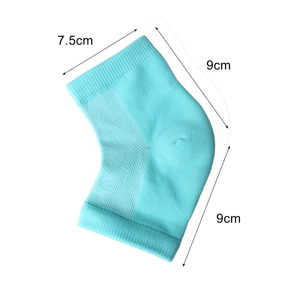 Pengxiaomei AnHua Soft Heel Socks, Polyester Cotton, Dry Skin, Size 17*8*0.5 cm