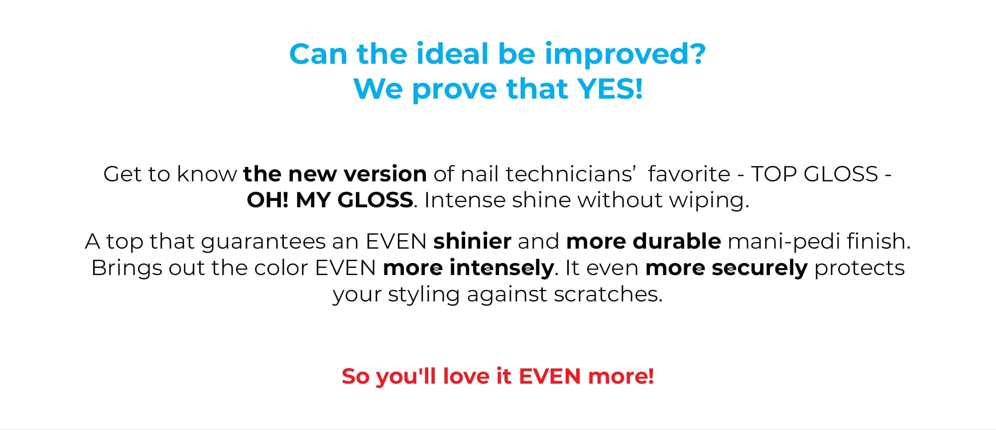 Victoria Vynn Gel Polish Top OH! MY GLOSS No Wipe UV LED Nails Soak Off Manicure 15ml