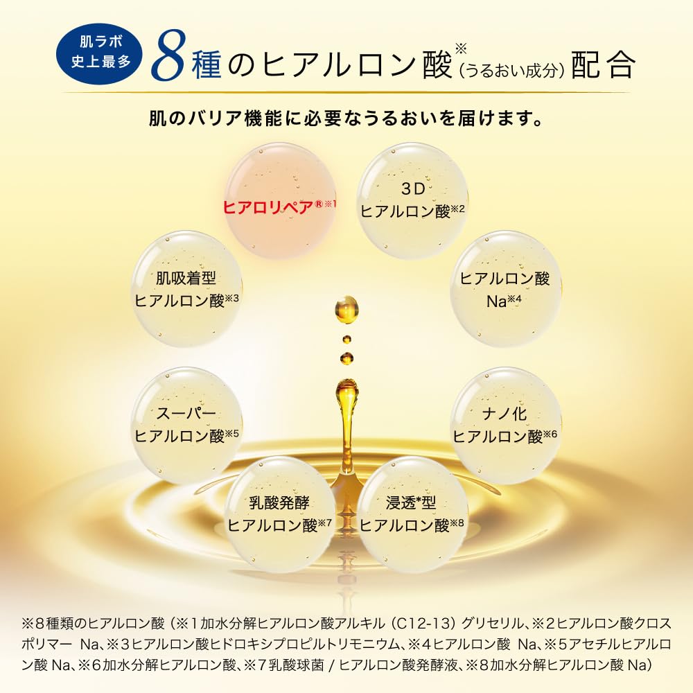 Hada Labo Gokujun Premium Hyaluronic Acid Refill Beauty Essence 170mL
