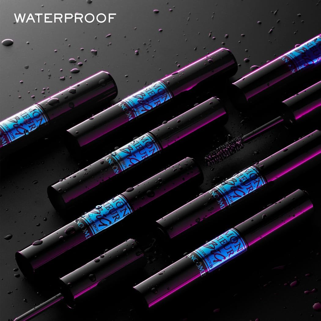 Lancôme Monsieur Big Waterproof Mascara - Volumising & Long-Lasting, 24-Hour Wear, Up to 12x Volume Smudge-Proof, Black