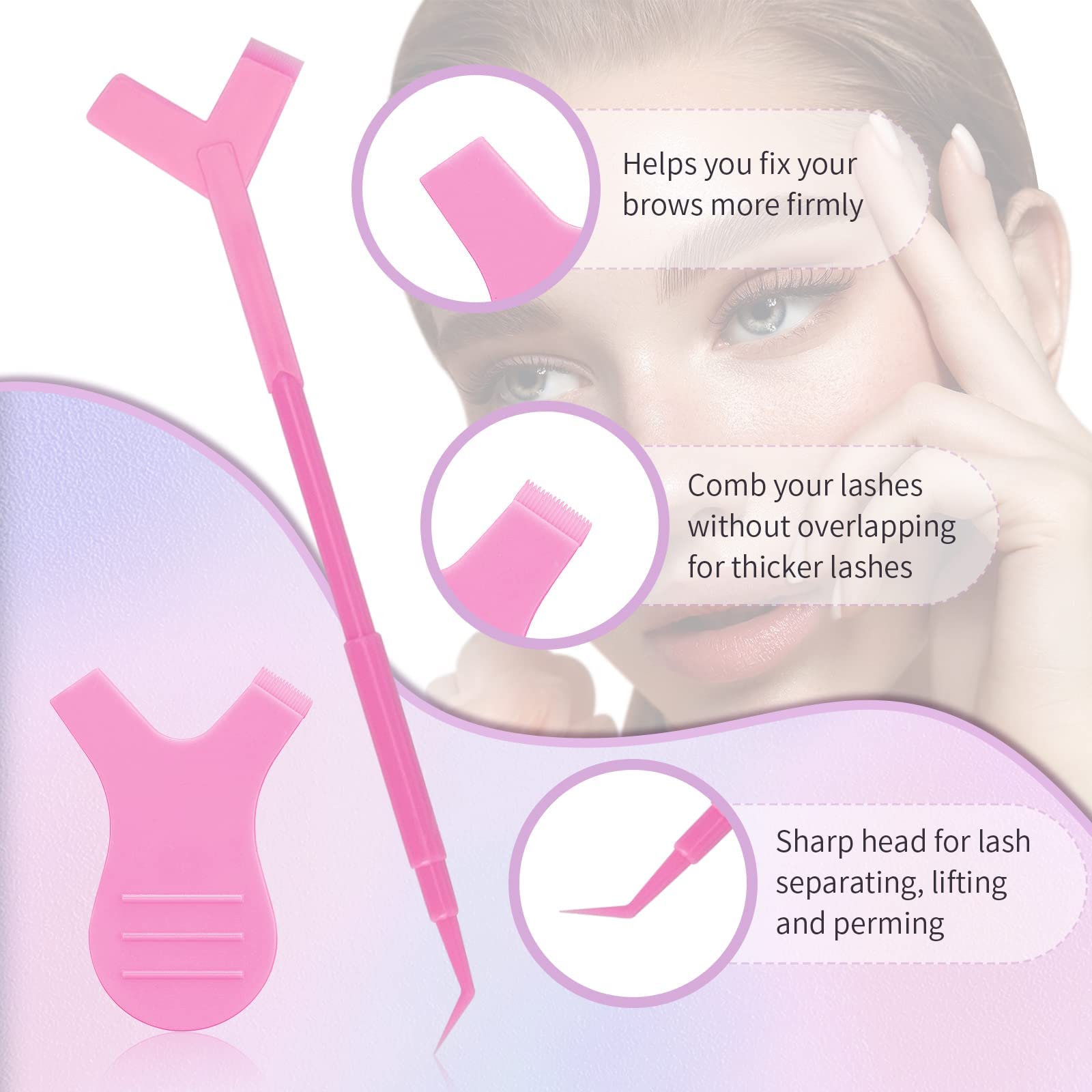 Libeauty Lash Lift and Brow Lamination 2 in 1 Kit, Eyelash Perm Sachet Disposable Professional Quality Quick Lash Lifting, Semi-Permanent Curling Perming - Updated Version