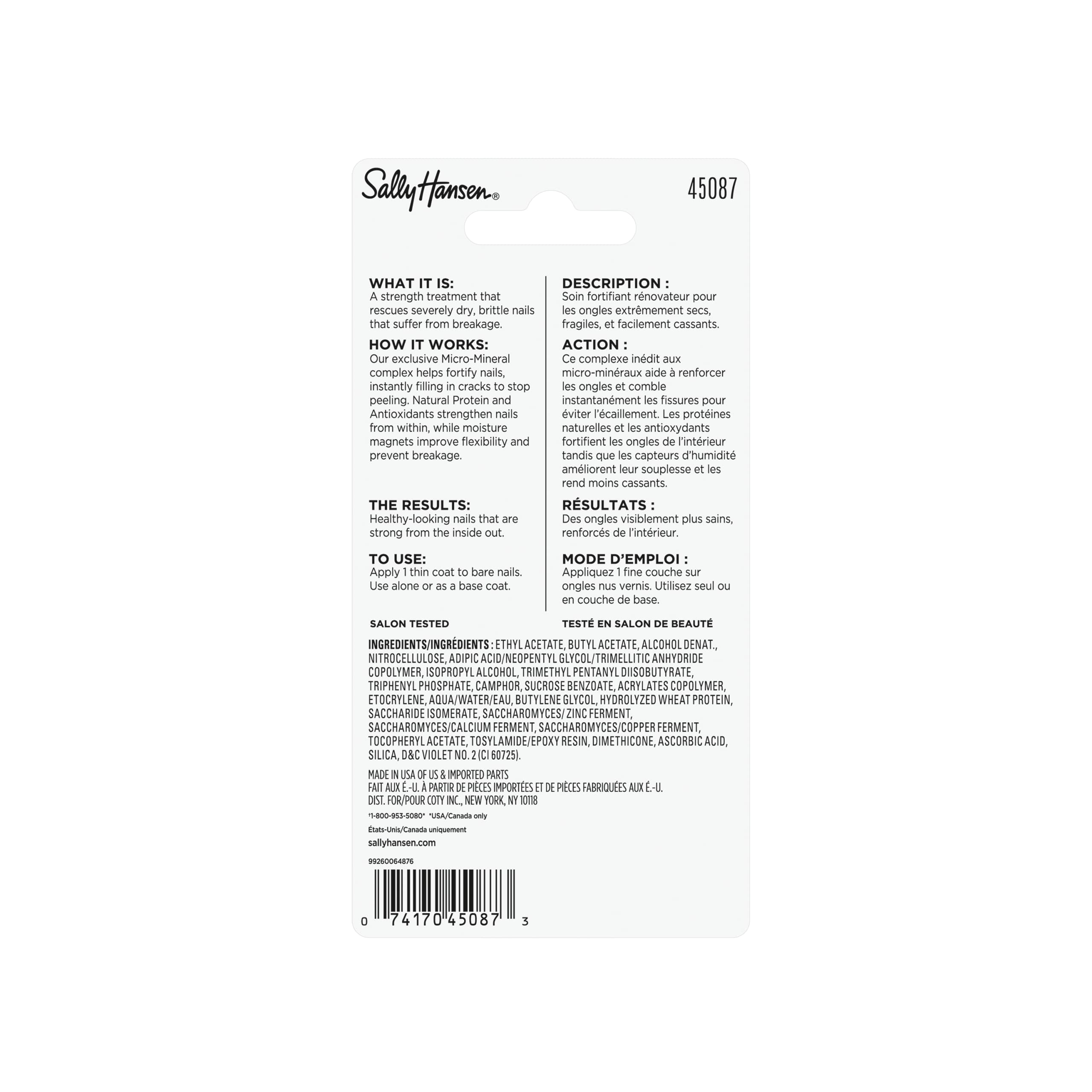 Sally Hansen Miracle Cure for Severe Problem Nails, 13.3 ml