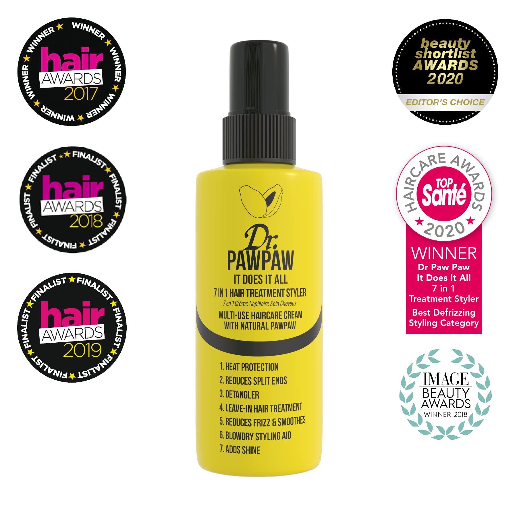 Dr PAWPAW It Does It All - 7in1 Hair Treatment Styler - Bundle of 2 100ml