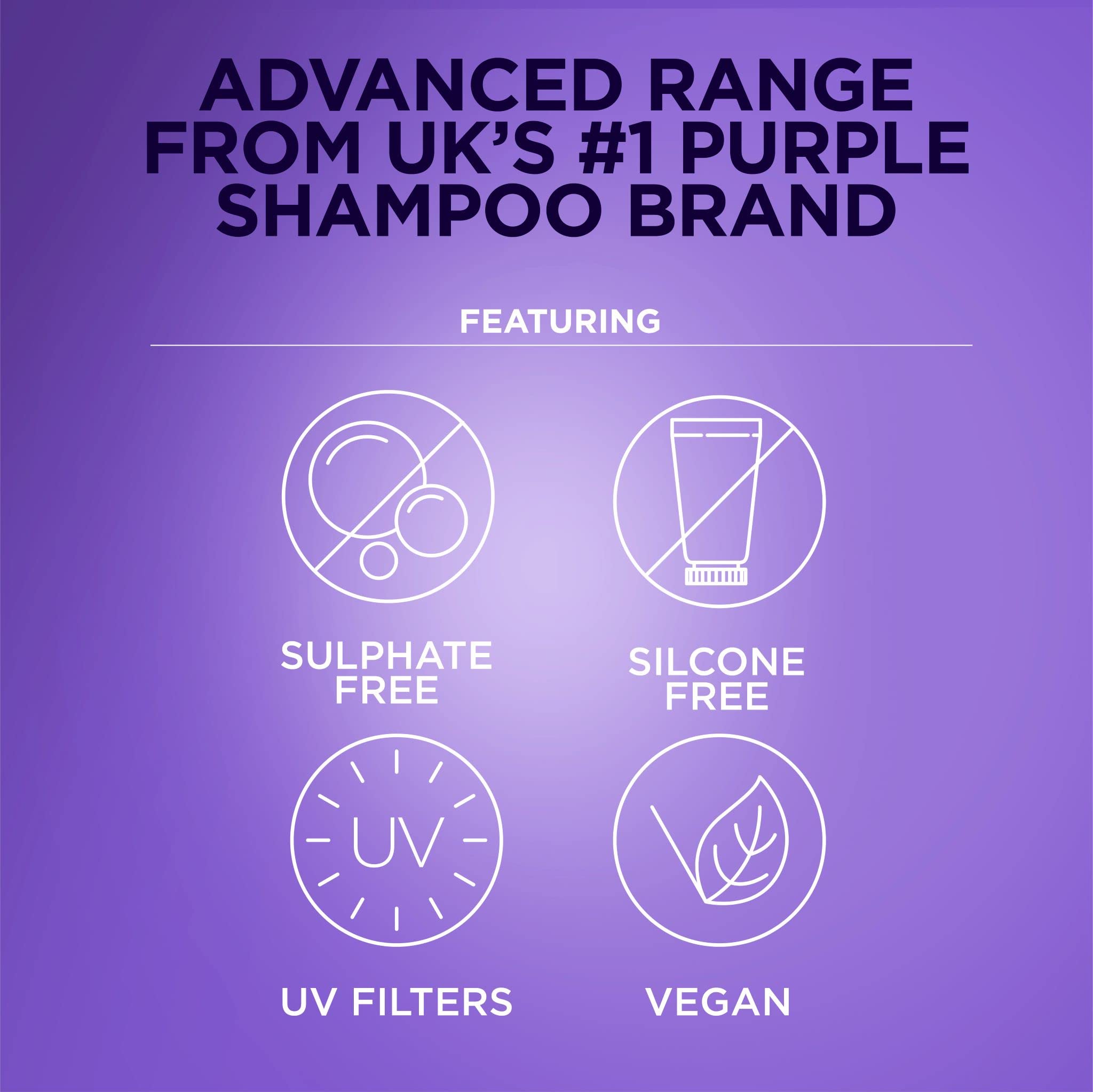 PROVOKE Touch of Silver Advanced Brighten and Repair Shampoo and Conditioner 200 ml Removes Brassy Yellow Tones Instantly Deep Repair Nourish and Restore Duo Pack