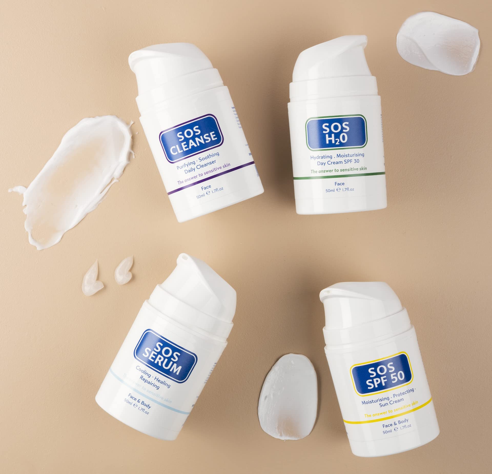 SOS SPF 50 Sun Cream, 50ml