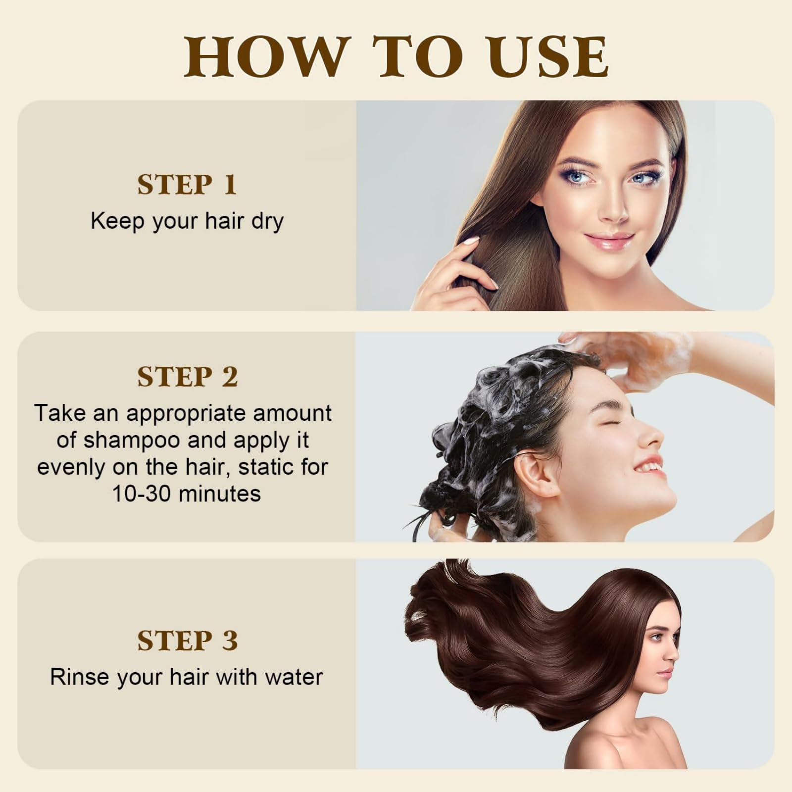 Polar Hair Dye Shampoo,Hair Dye Sham-poo,Instant Ha-ir Dy-es Shampoo,Ha-ir Colour Sham-poo Care,3 In 1 Instant Hairs D-ye Sham-poos,Easy to Use Shampoos D-ye,Colour Shampoos to Cover Grey Hairs,Red
