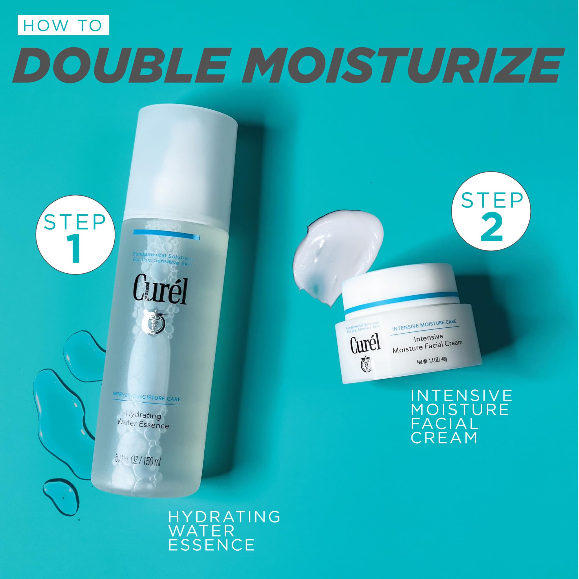 Curél Intensive Moisture Facial Cream 40g for Dry, Sensitive Skin