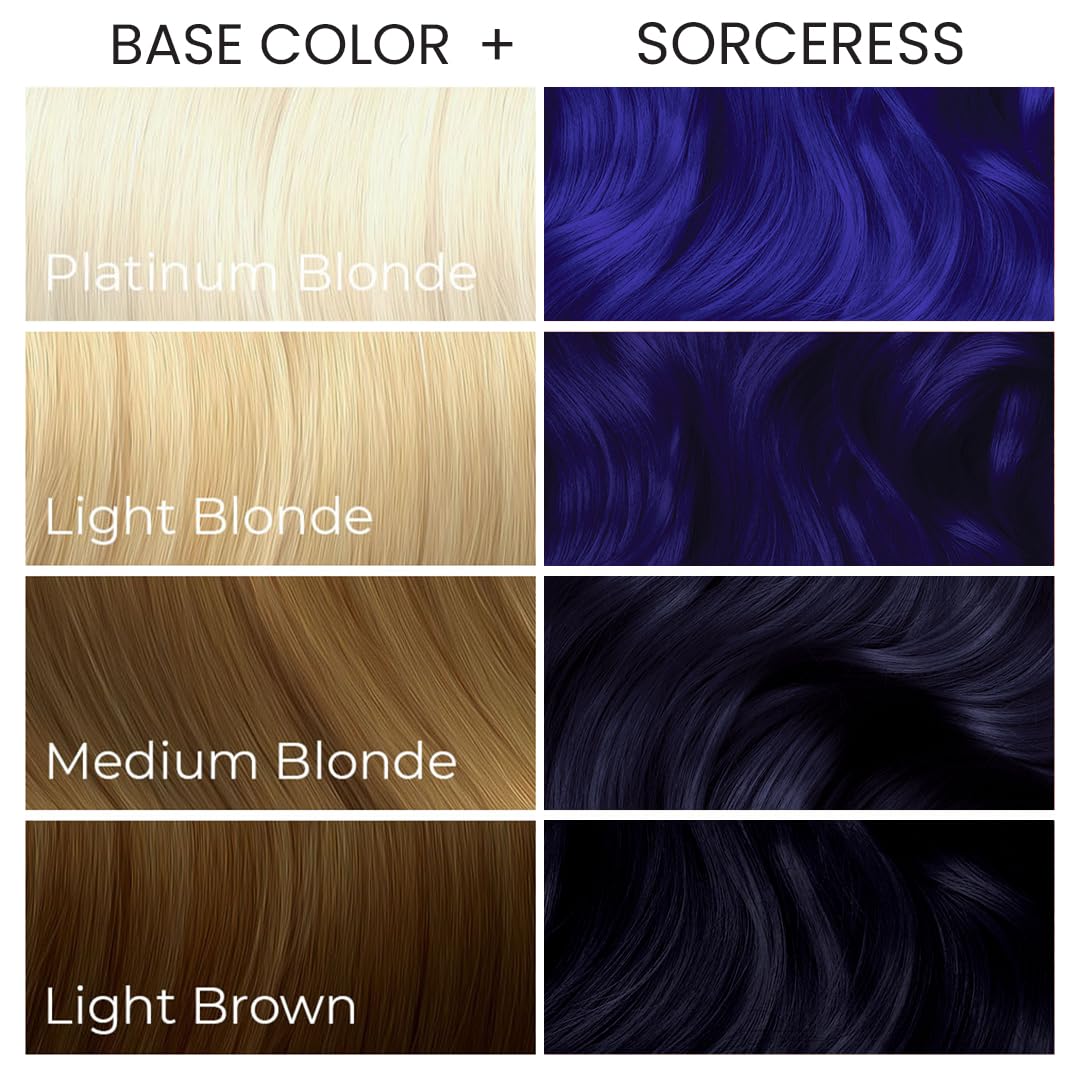 ARCTIC FOX 100% Vegan & Cruelty Free Vibrant Semi Permanent Hair Colour Dye - Sorceress 165 ml e