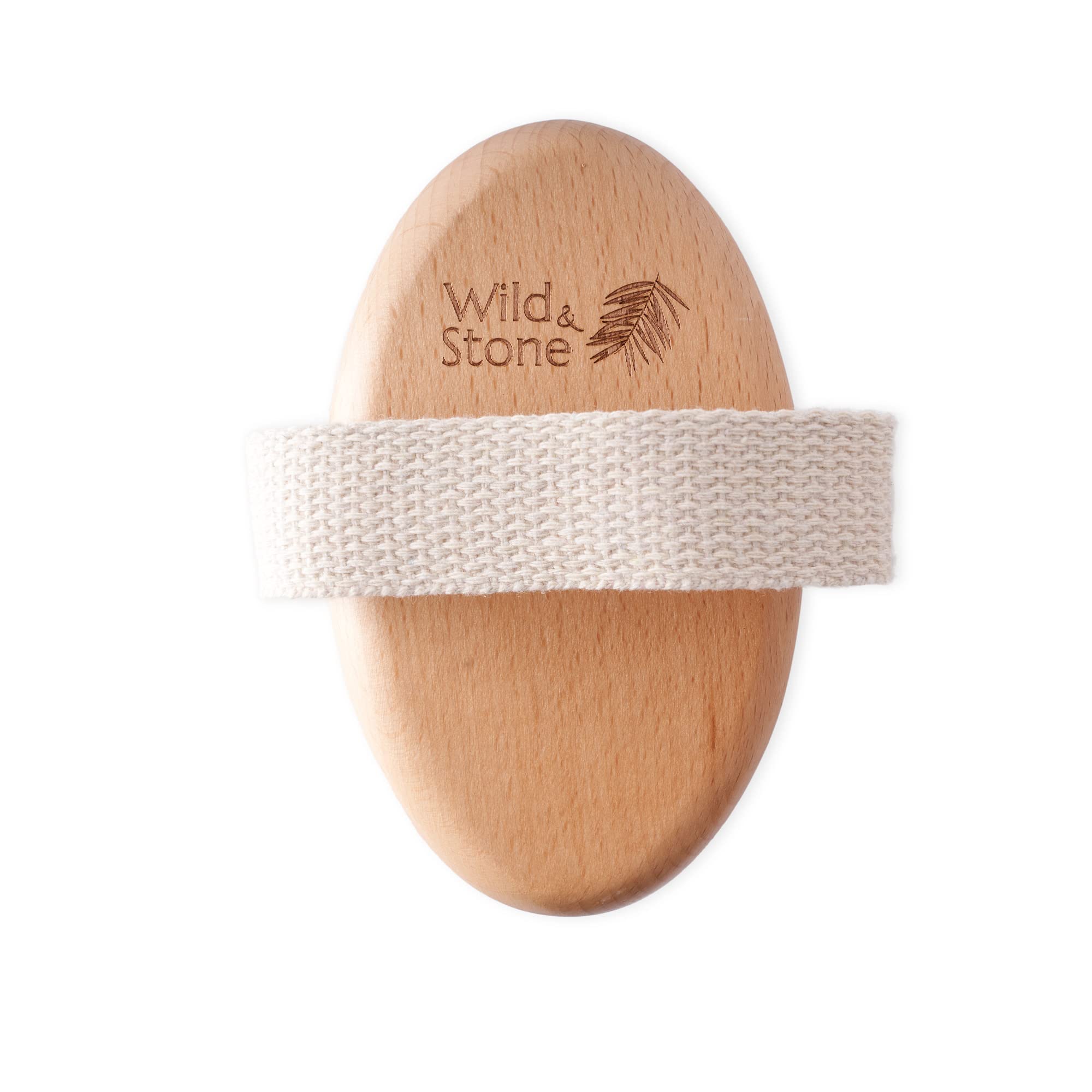 Wild & Stone | Dry Brushing Body Brush | Gentle Exfoliating Brush | Cellulite Remover | Body Exfoliator | Natural & Sustainable Body Brush