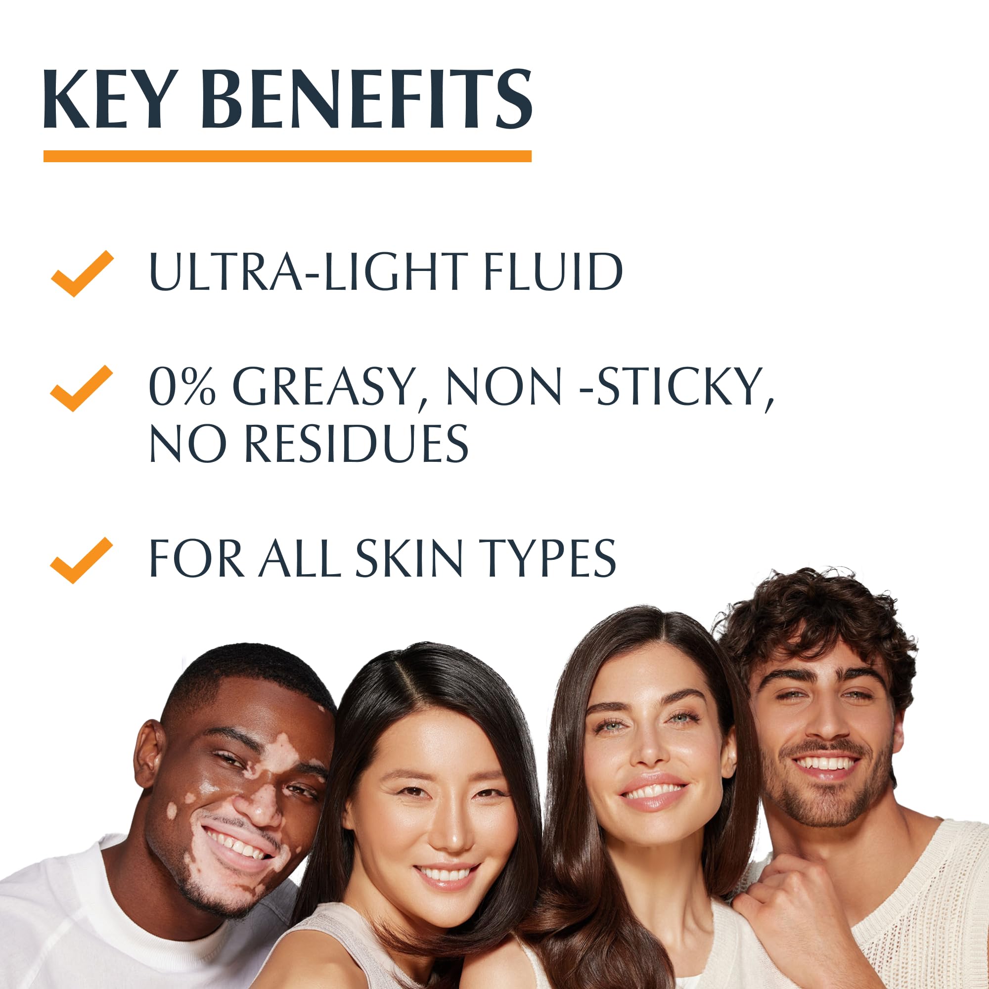 Eucerin Sun Face Hydro Protect Ultra-Light Fluid SPF 50+ 50ml, Facial Sunscreen with Non-Greasy Finish, Fast-Absorbing and Ultra Broad Spectrum Face Sun Cream