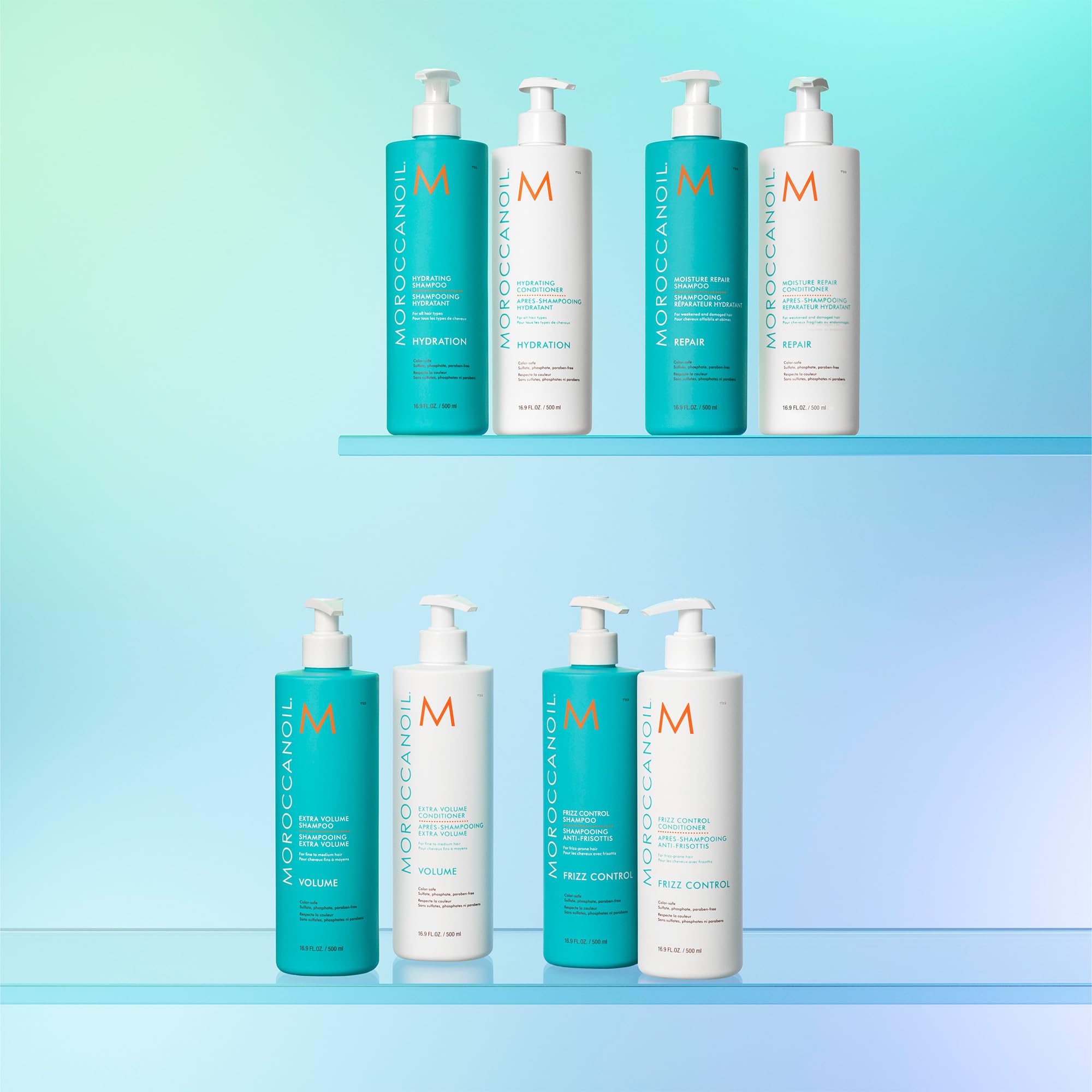 Moroccanoil Moisture Repair 500ml Shampoo and Conditioner Set