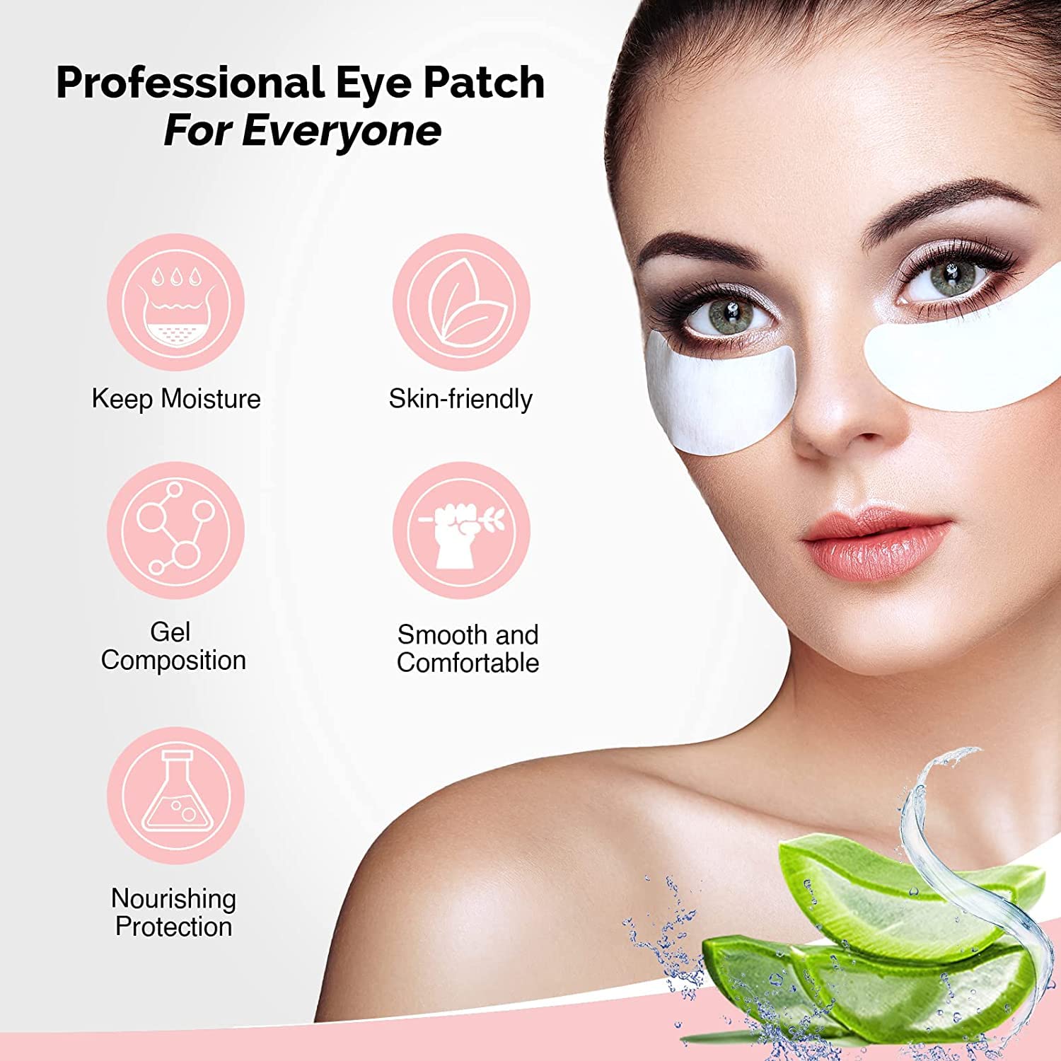 GreenLifeĀ® 200 Pairs Eyelash Lash Extension Under Eye Patches Under Eye Gel Collagen Eye Pads Lint Patches