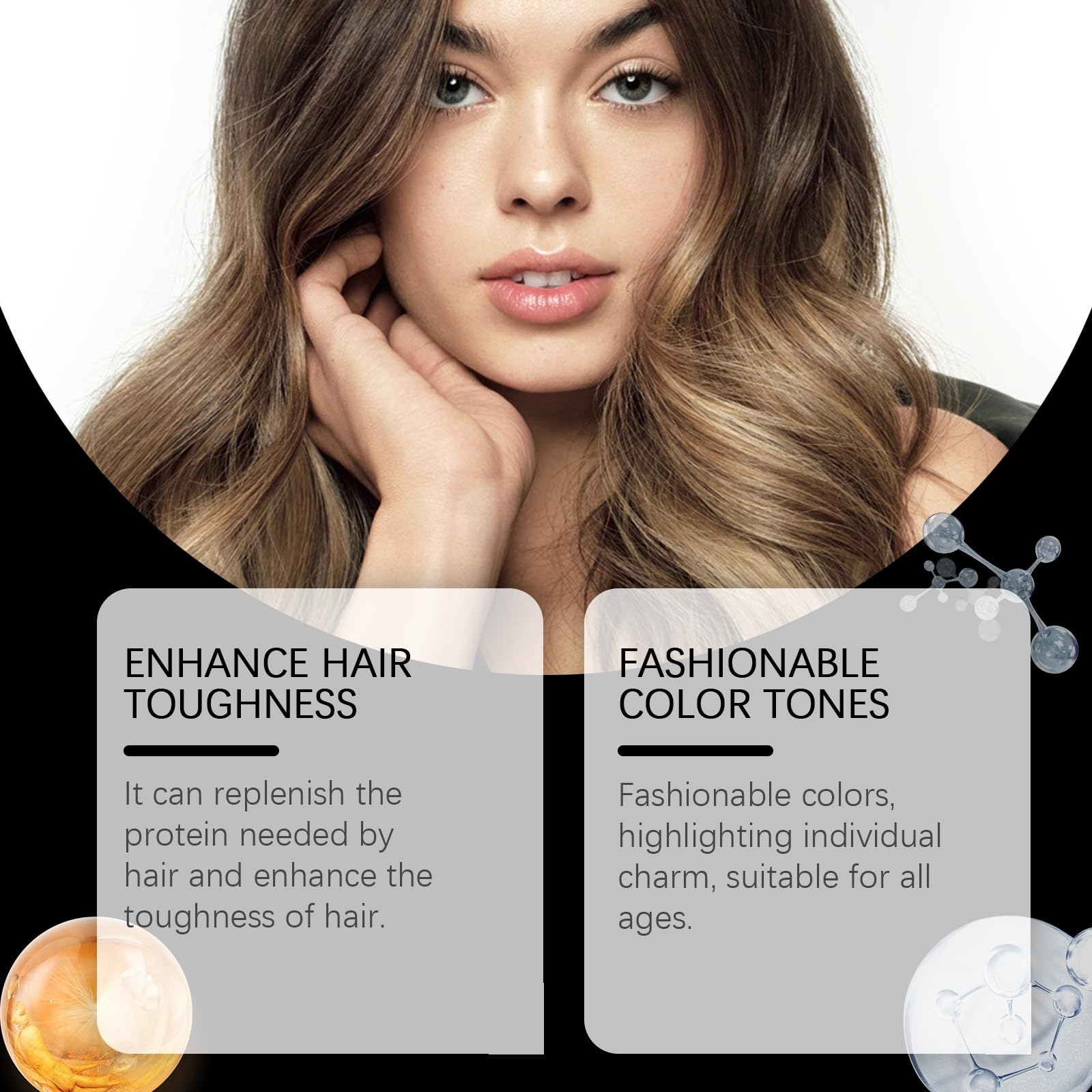 Polar Hair Dye Shampoo,Hair Dye Sham-poo,Instant Ha-ir Dy-es Shampoo,Ha-ir Colour Sham-poo Care,3 In 1 Instant Hairs D-ye Sham-poos,Easy to Use Shampoos D-ye,Colour Shampoos to Cover Grey Hairs,Red