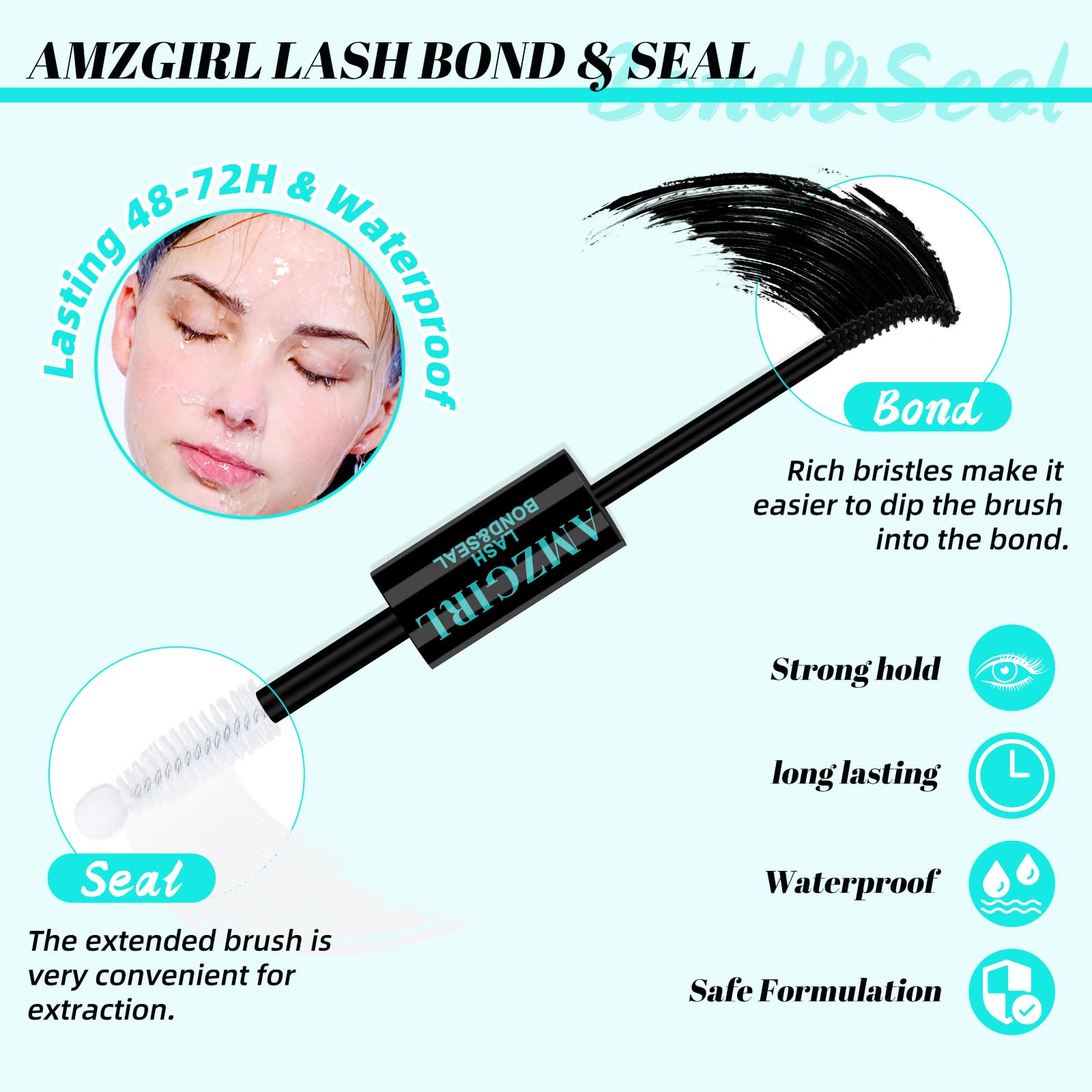 Lash Extension Kit 320Pcs,DIY Individual Lashes Clusters Kit,Lash Bond And Seal,Lash Remover For Eyelashes Extensions,Lash Applicator Tool For False Eyelash Cluster Kit At Home(3040D,D-Mix9-16mm Kit)