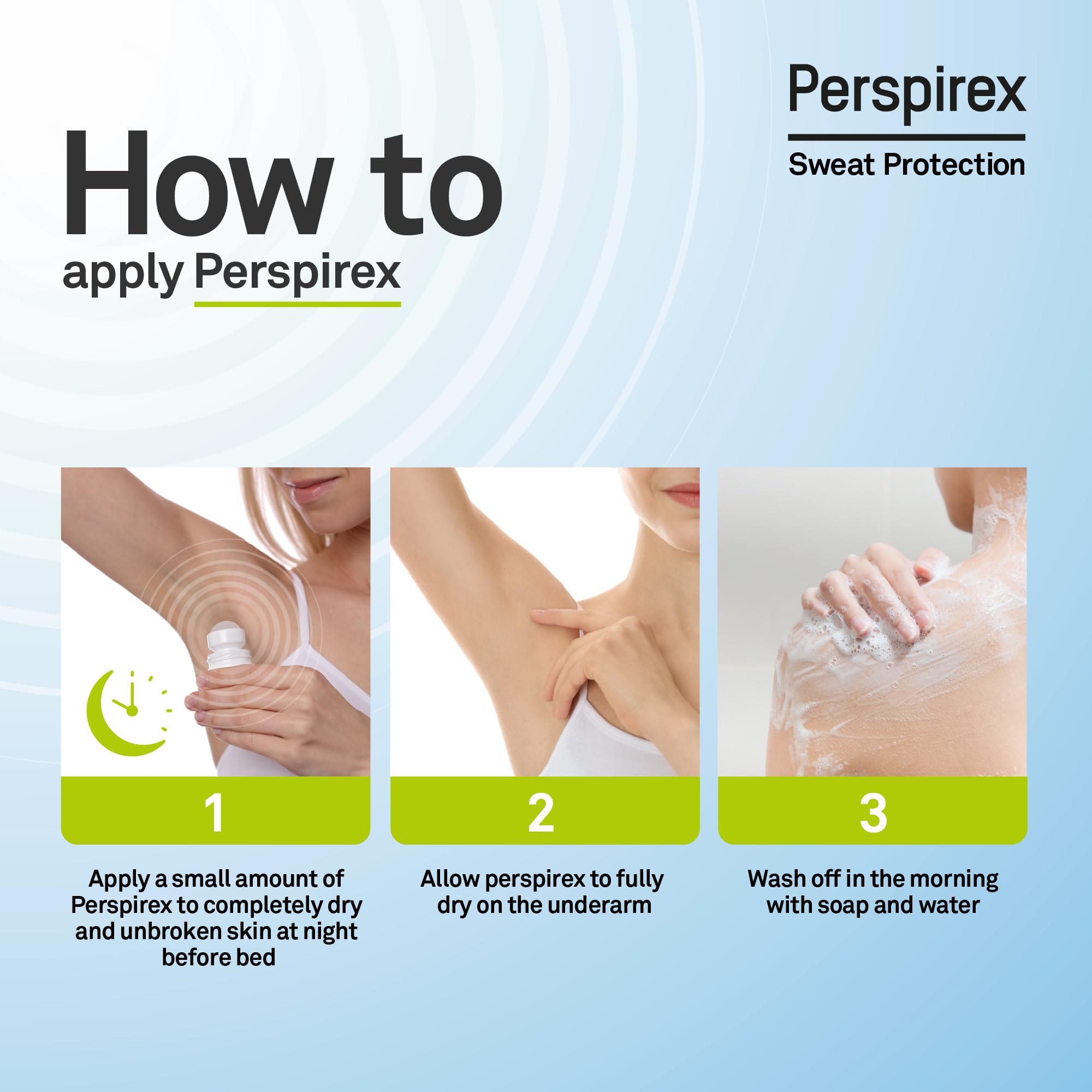PERSPIREX Extra Strength Antiperspirant Roll On COMFORT 20ml - Fresh Scent 3+ days Odour Protection, Perspirex is an extra strength deodorant brand