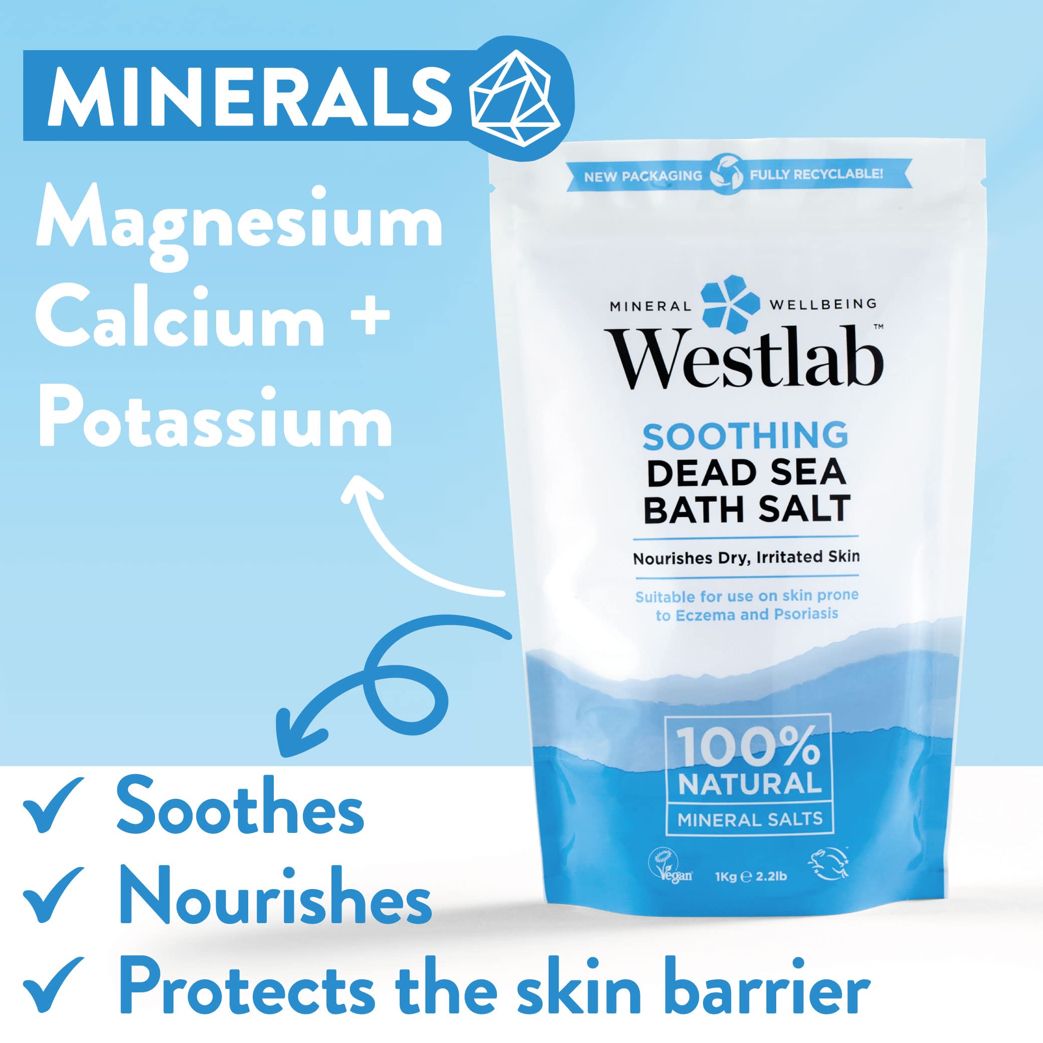 Westlab - Dead Sea Salt - 1kg